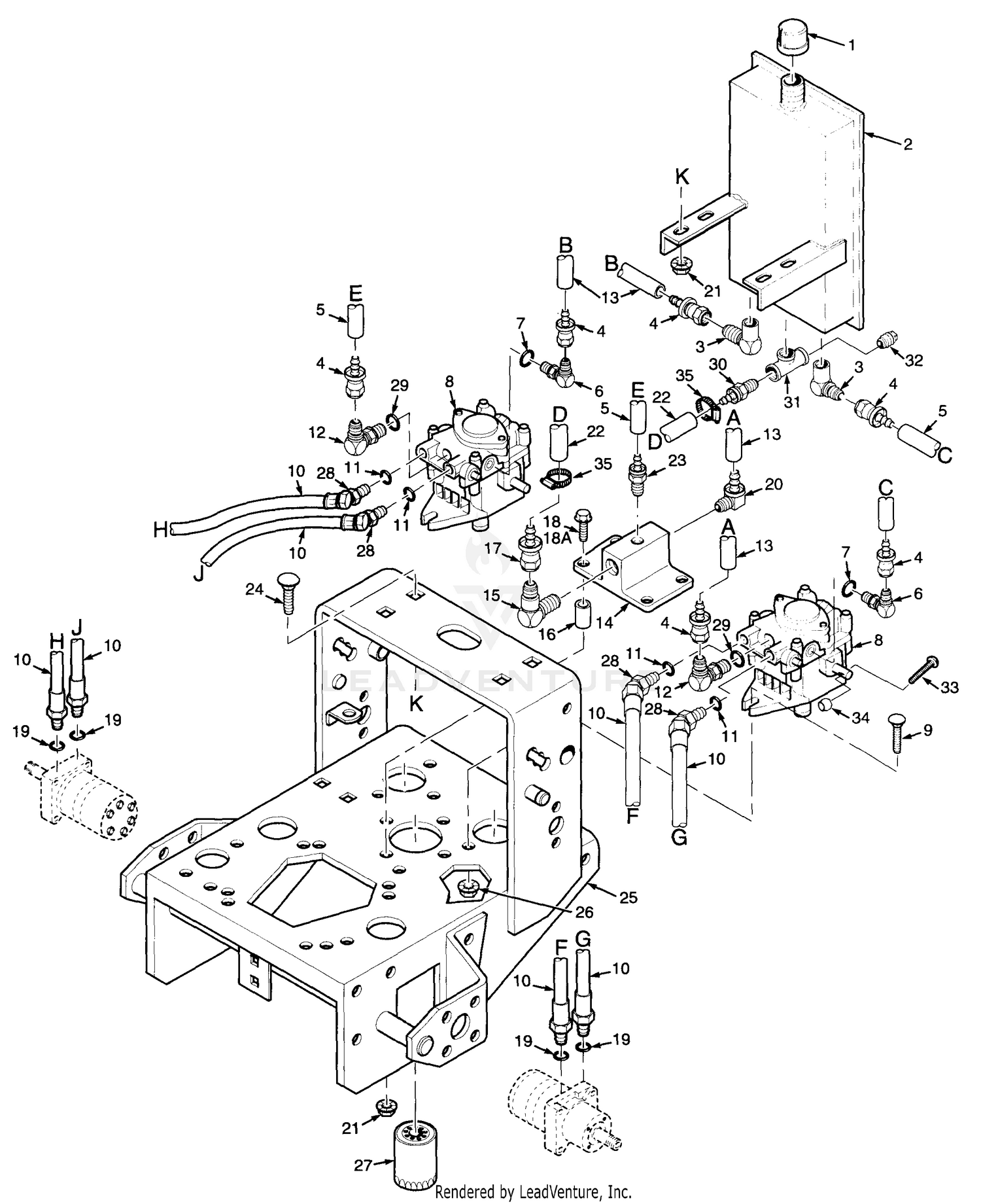 16BVE Hydraulic Assembly