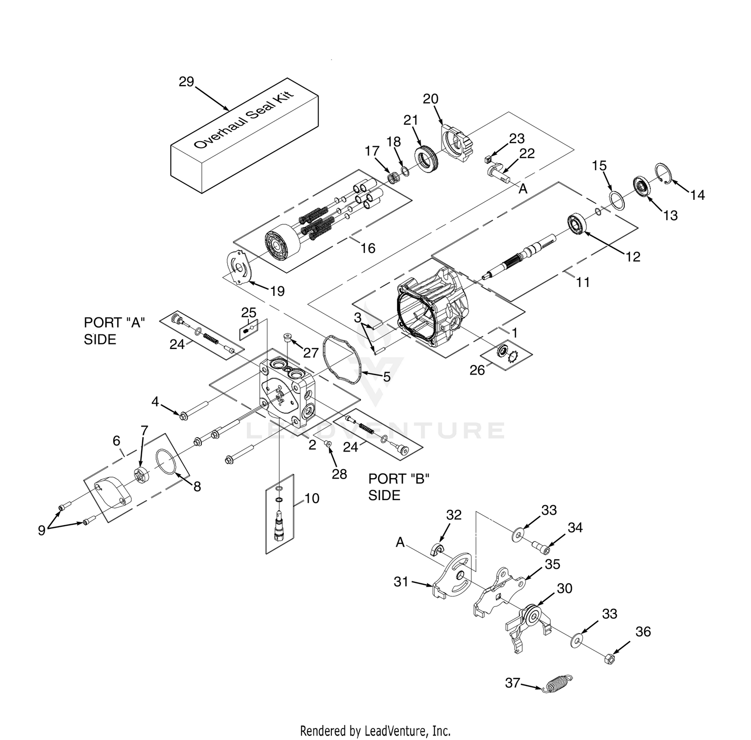 SVRII-32A / 36A HYDRAULIC PUMP