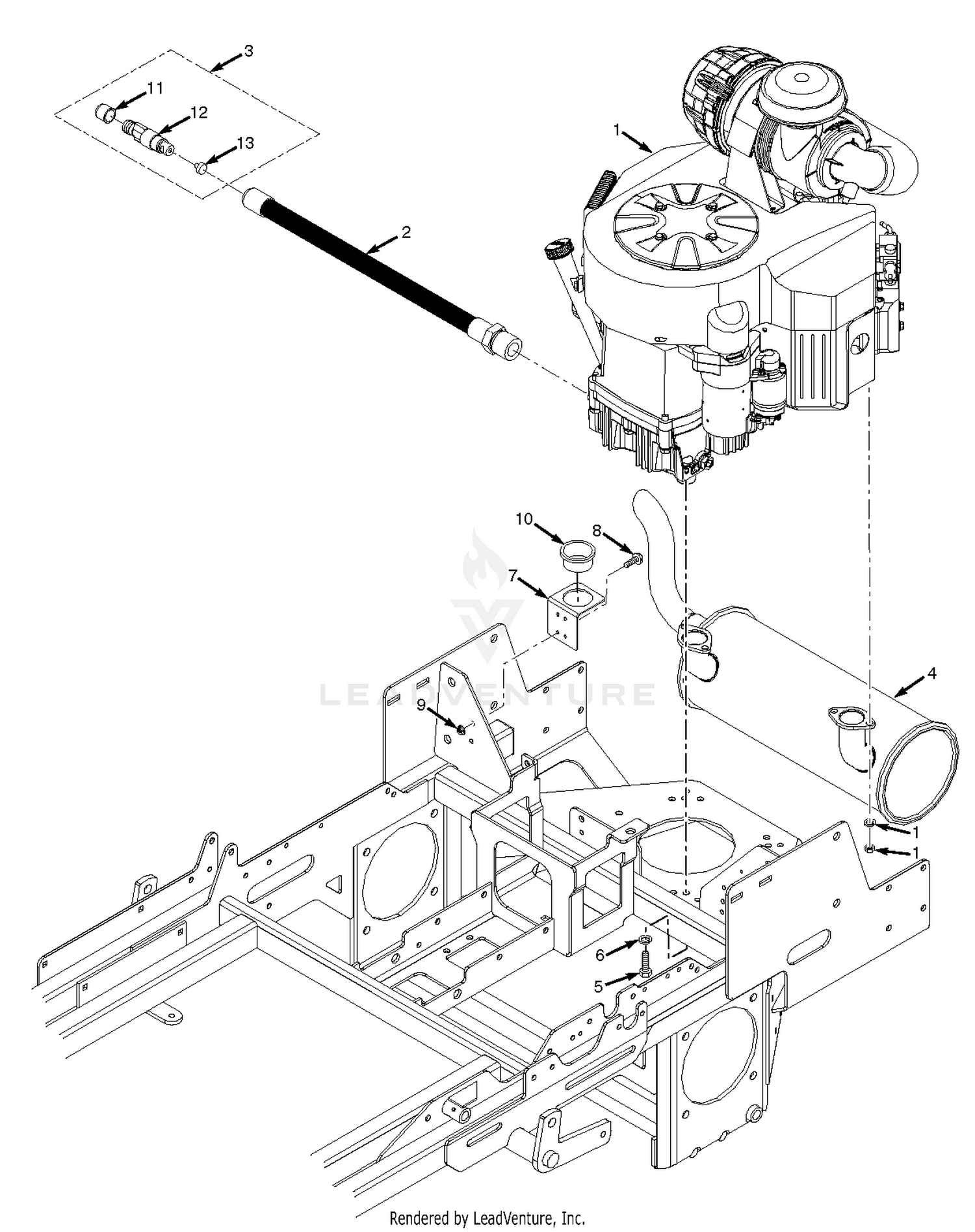 SCZ Engine & Attaching Parts