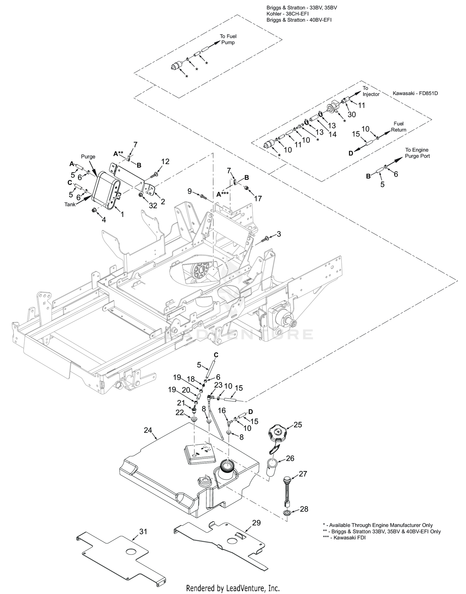 STTII FUEL SYSTEM - GASOLINE ENGINES
