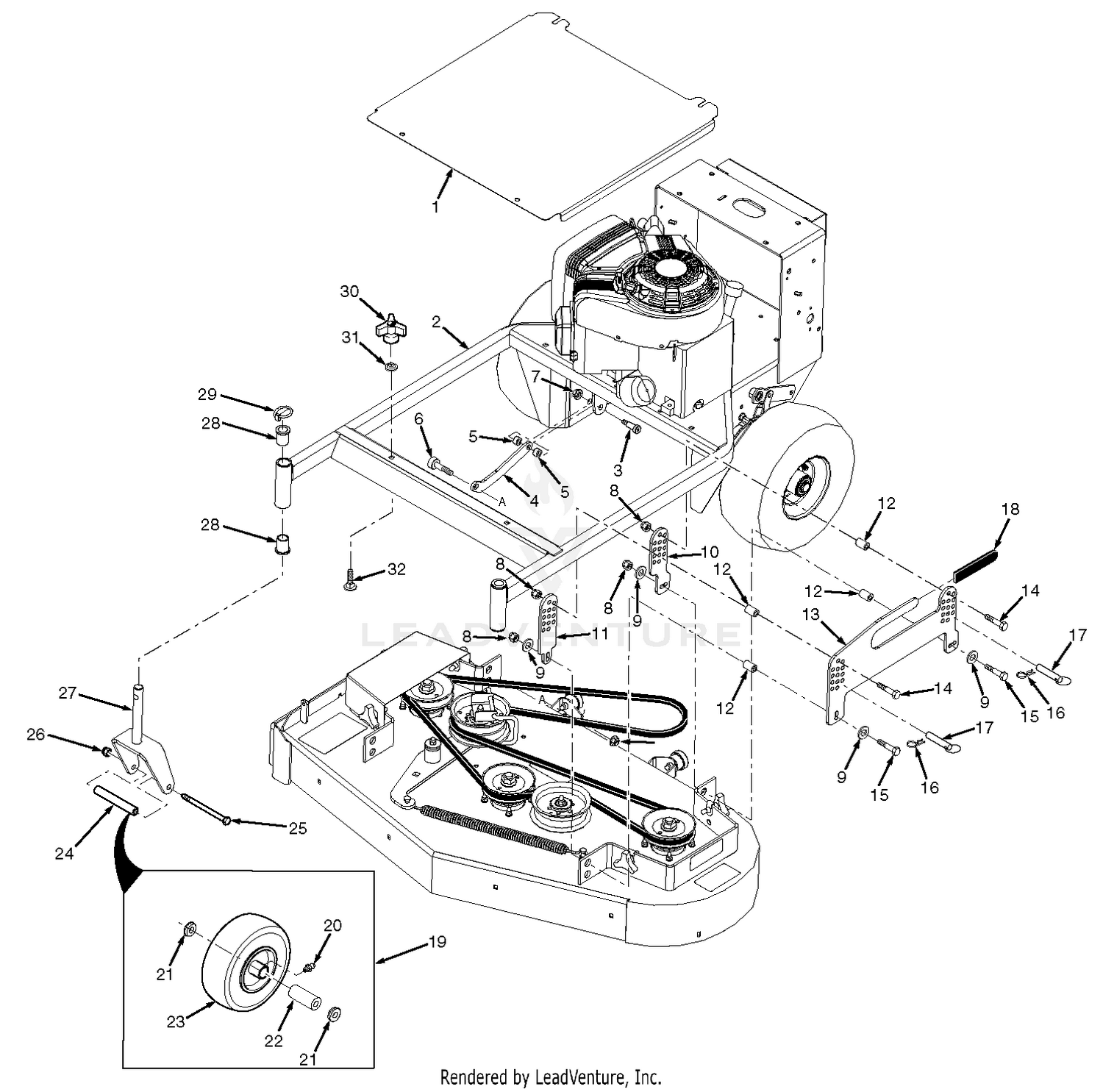 Cutter Deck Controls