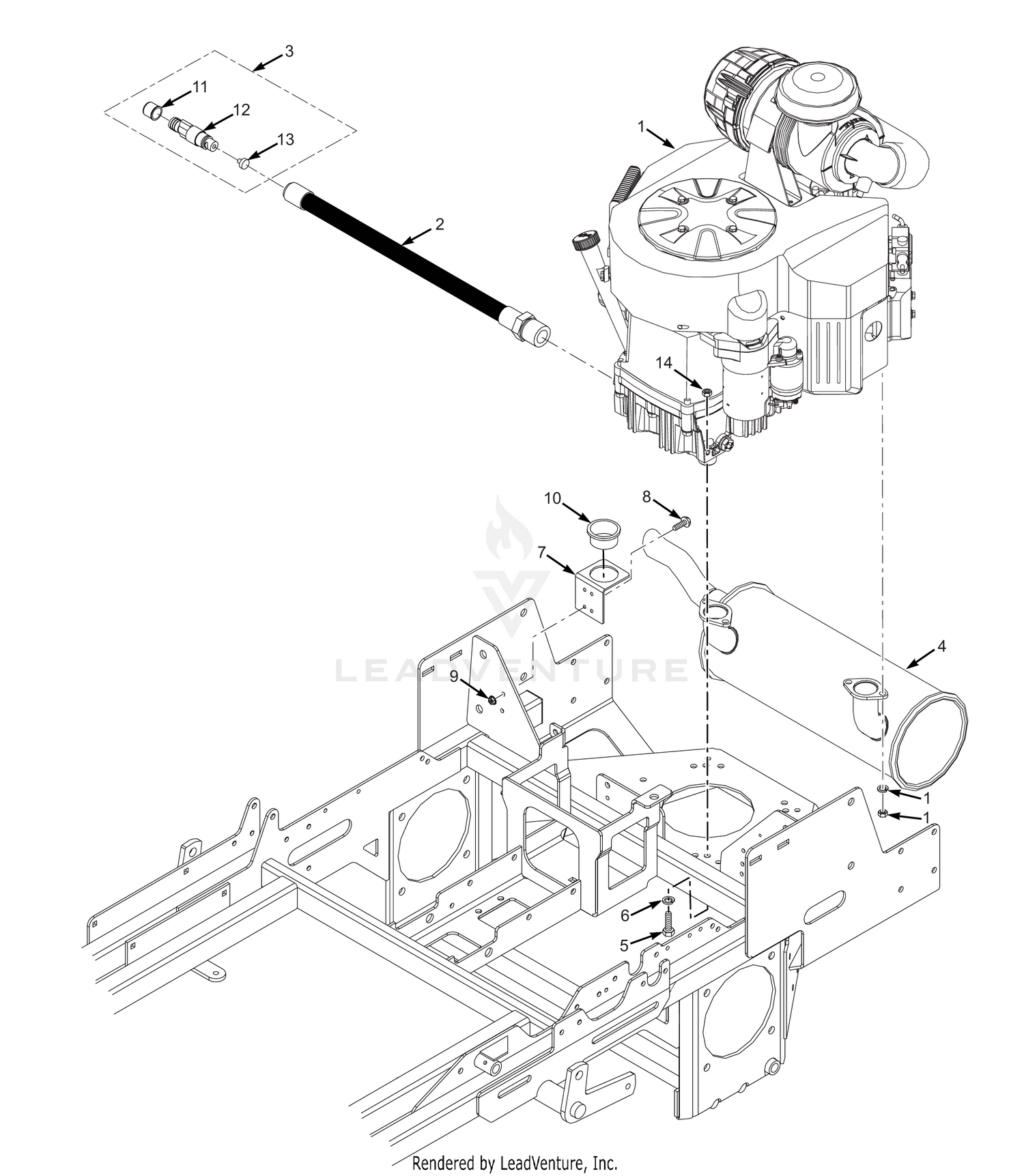 SCZII ENGINE & ATTACHING PARTS