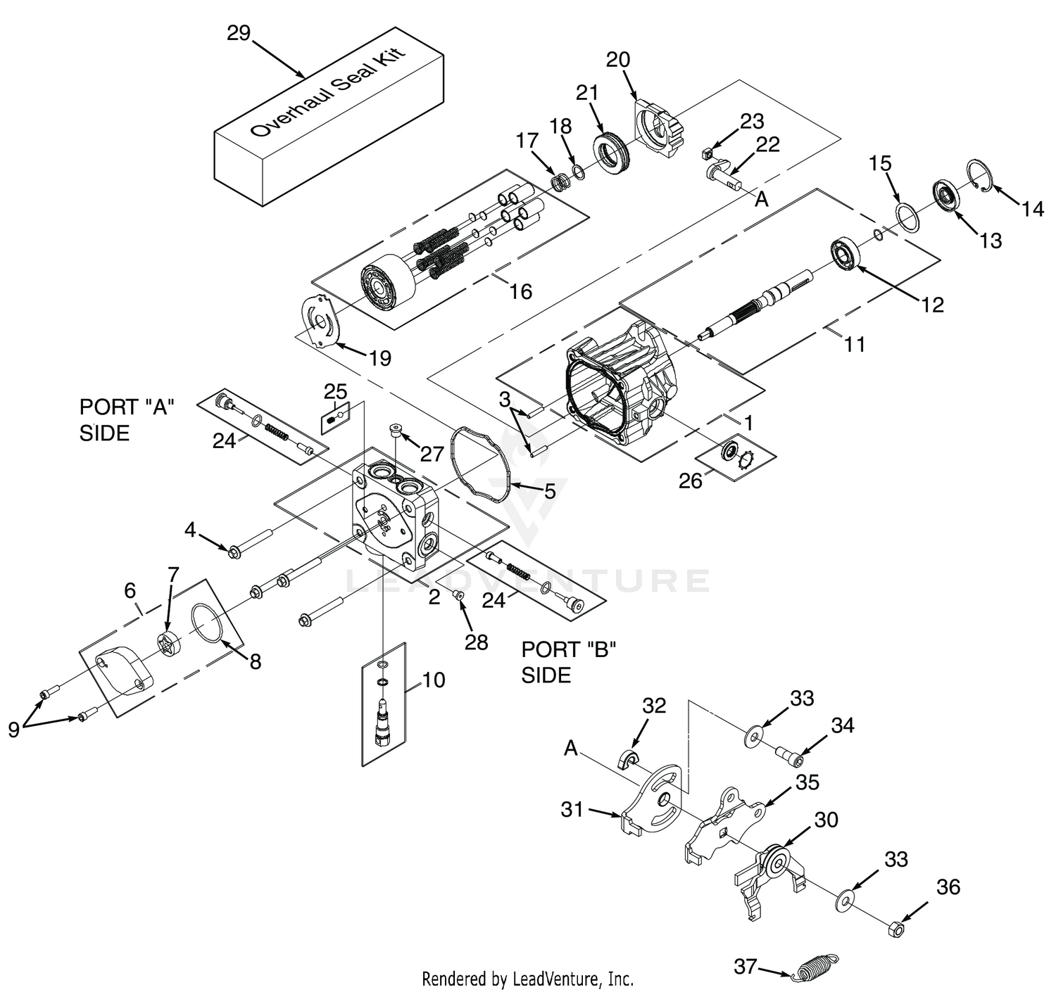 SVRII-32A / 36A HYDRAULIC PUMP