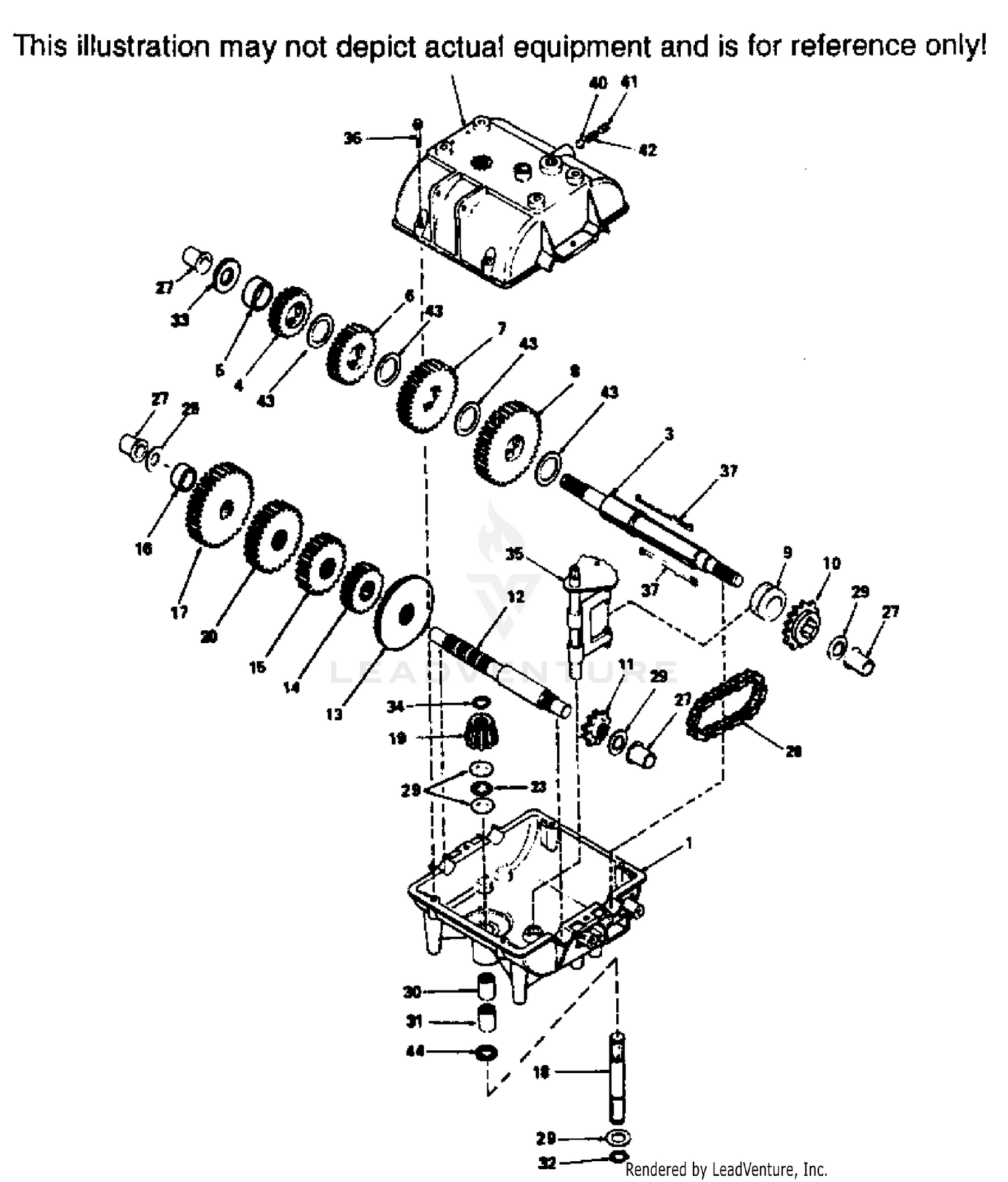 PEERLESS TRANSMISSION MODEL 700 - 013