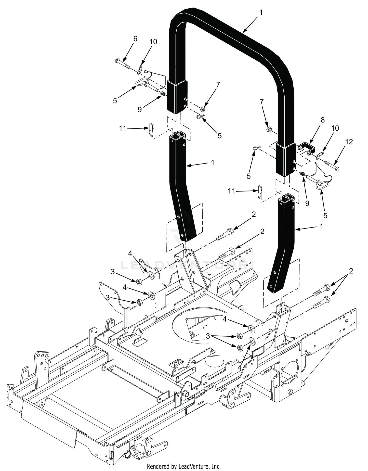 STTII ROLL-OVER PROTECTION STRUCTURE