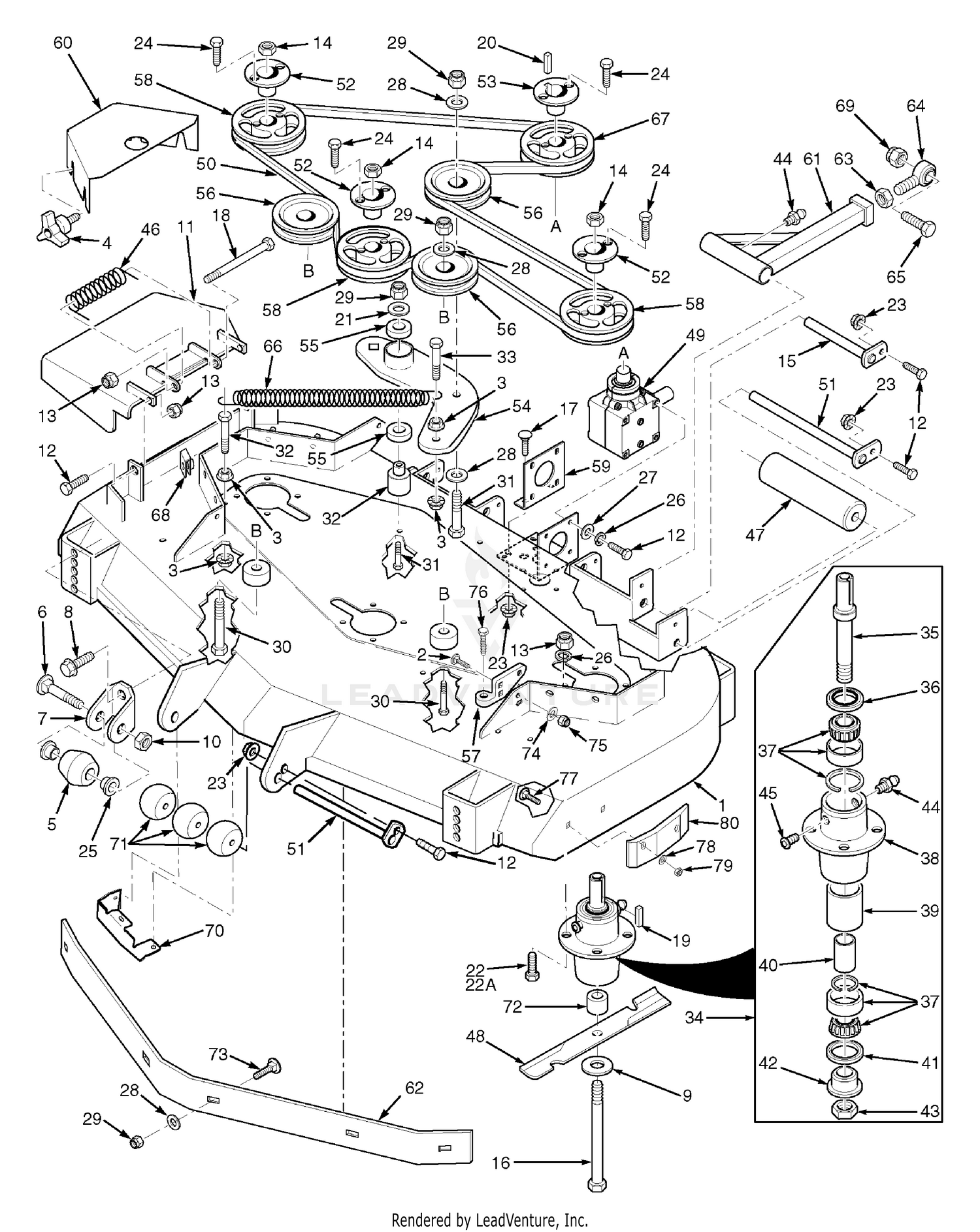 Cutter Deck 72A