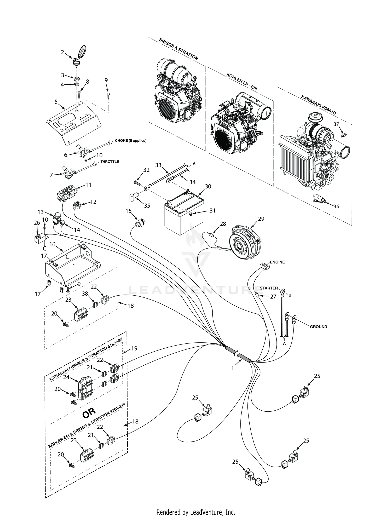 STTII ELECTRICAL SYSTEM - GASOLINE & LP ENGINES