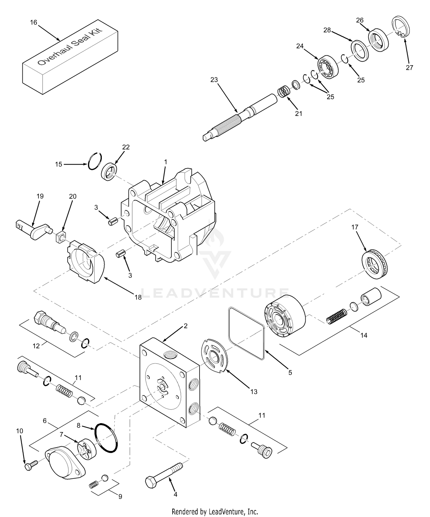 Hydraulic Pump Assembly - BDP-12L