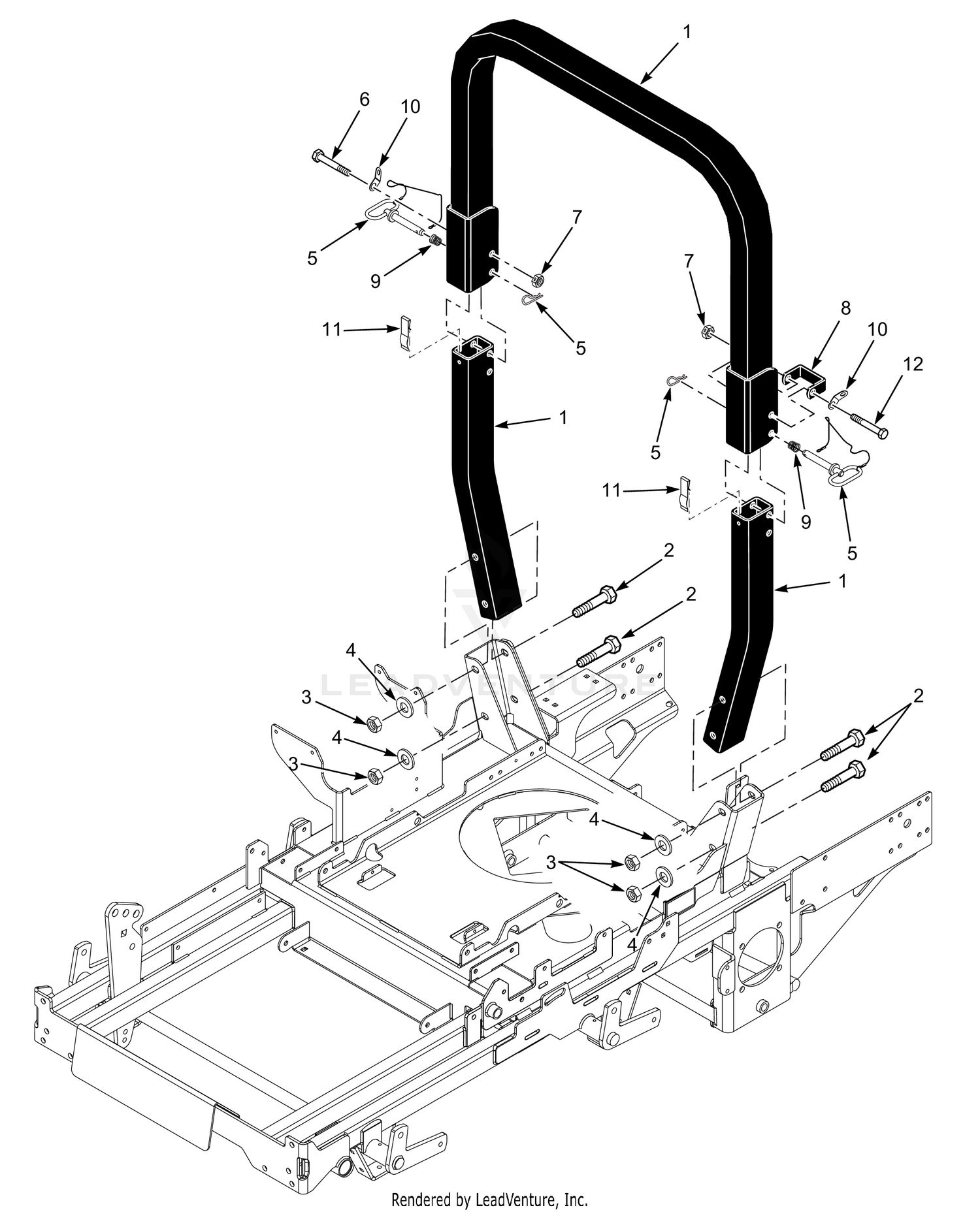 STTII ROLL-OVER PROTECTION STRUCTURE