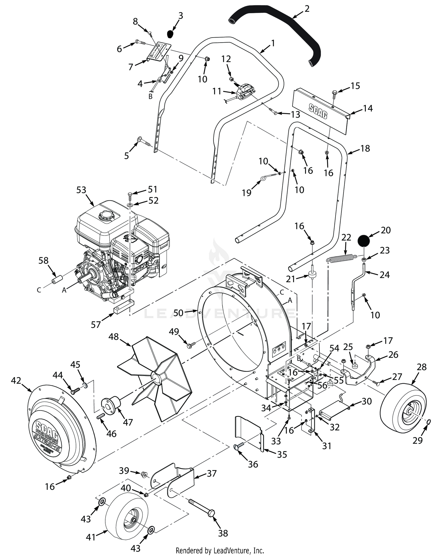 EXTREME BLOWER ASSEMBLY