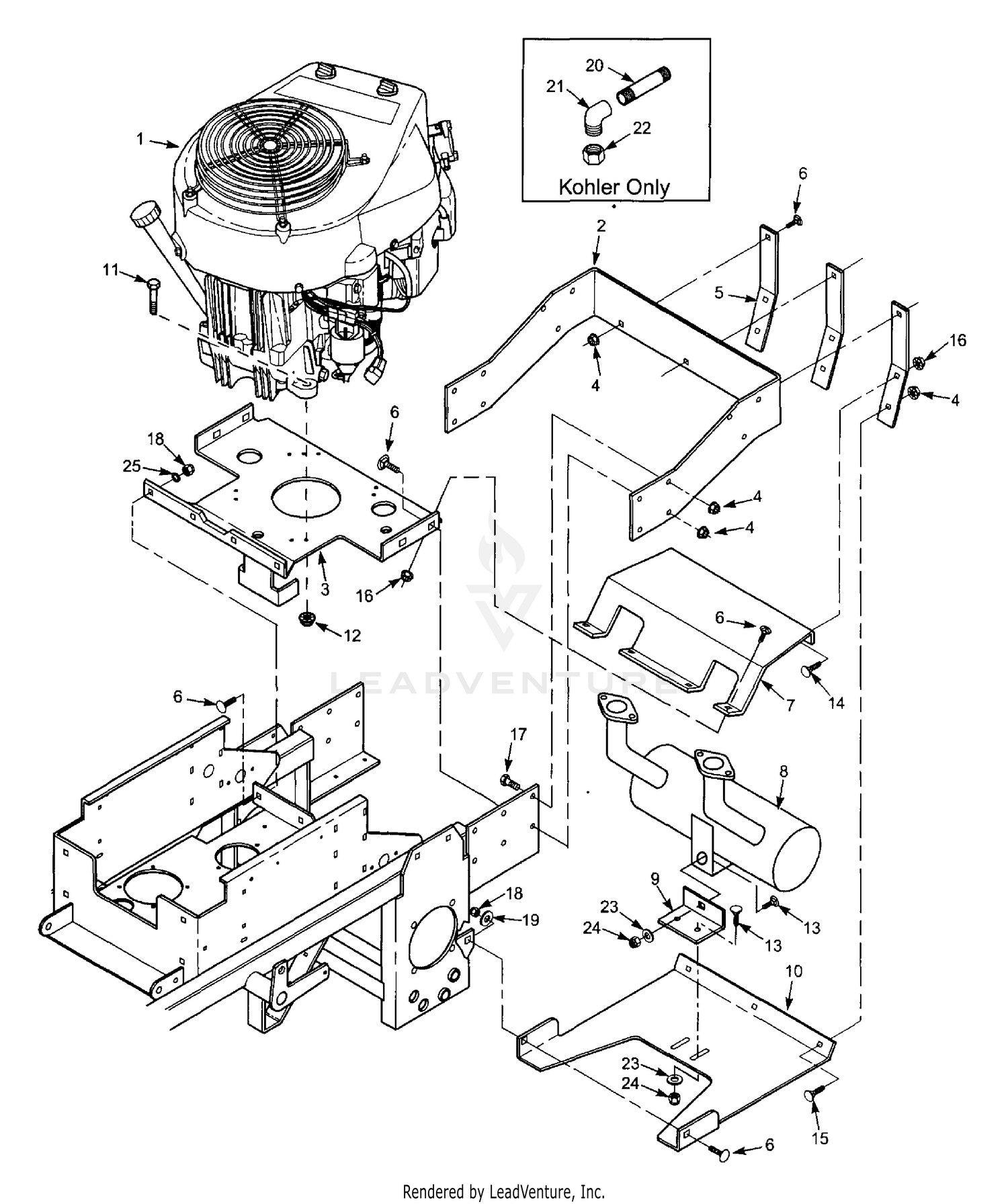 Engine And Attaching Parts (21KA)
