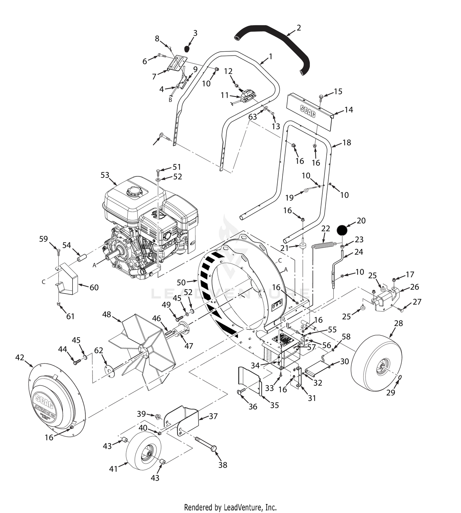EXTREME PRO BLOWER ASSEMBLY