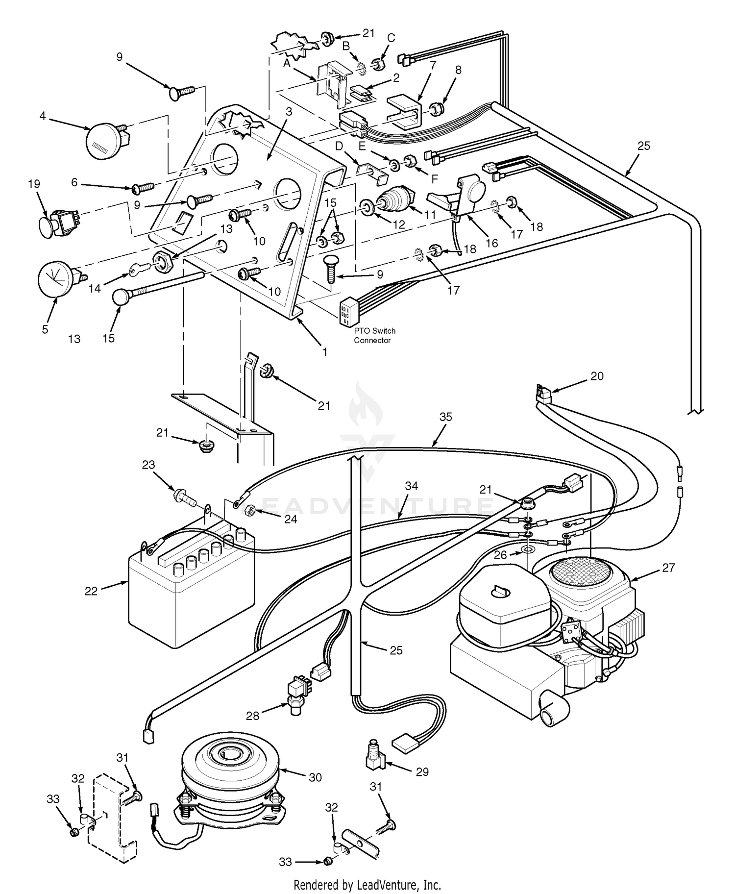 Instrument Panel And Electrical Components
