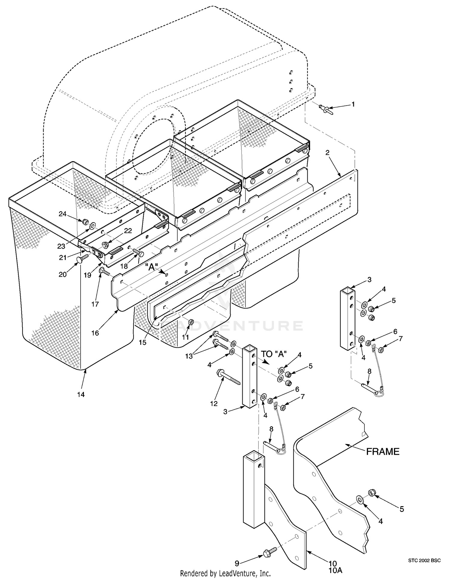 Bucket Support Components (Lower)