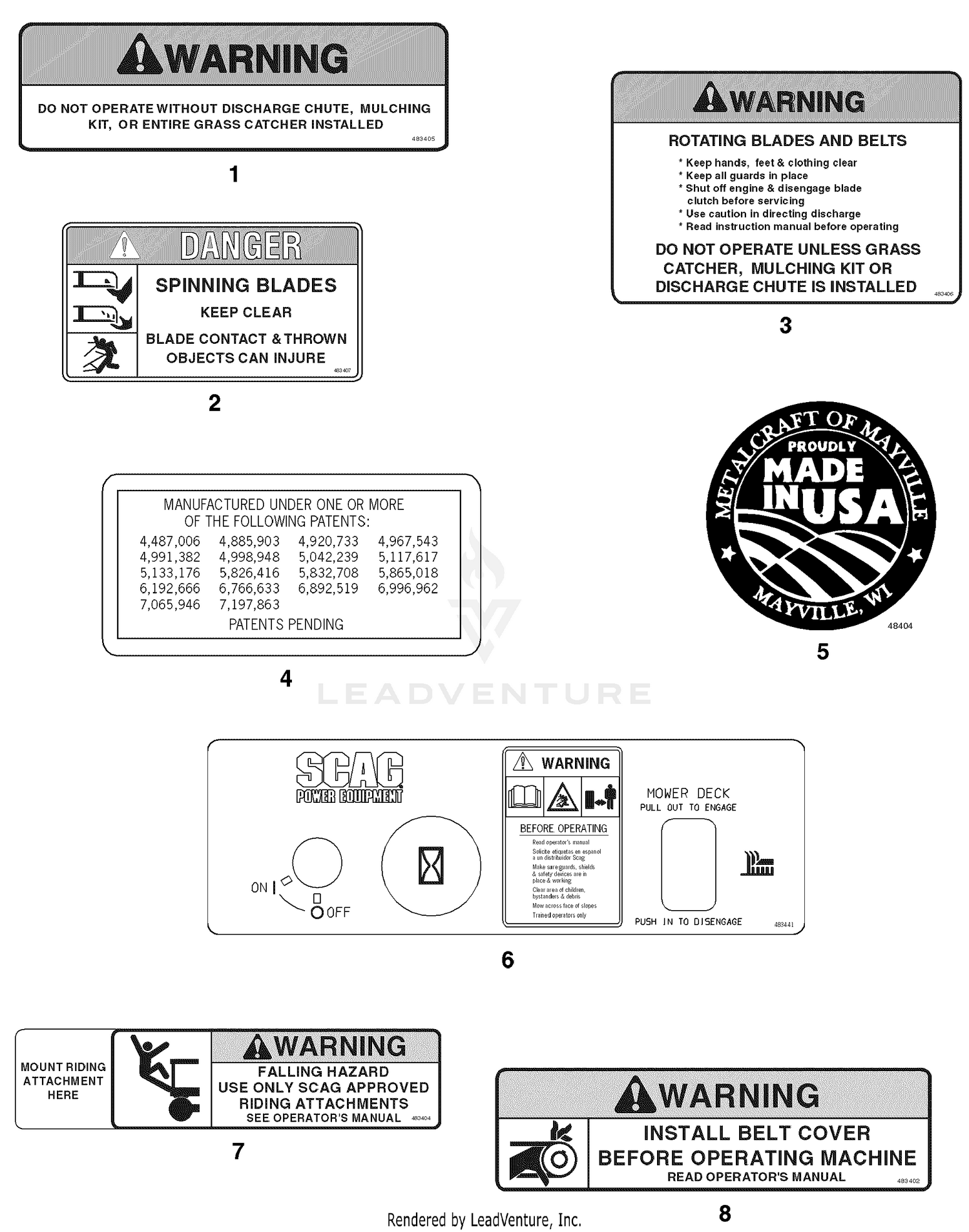 Replacement Decals And Information Plates (Part 1)