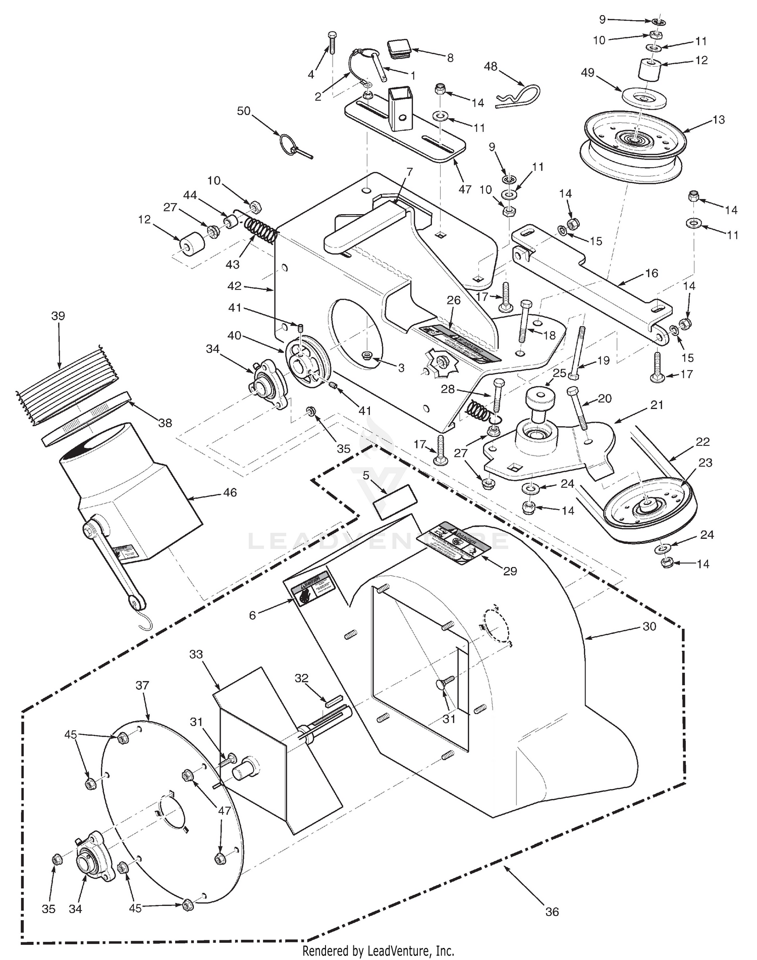 GC-STT-V Blower Housing Assembly