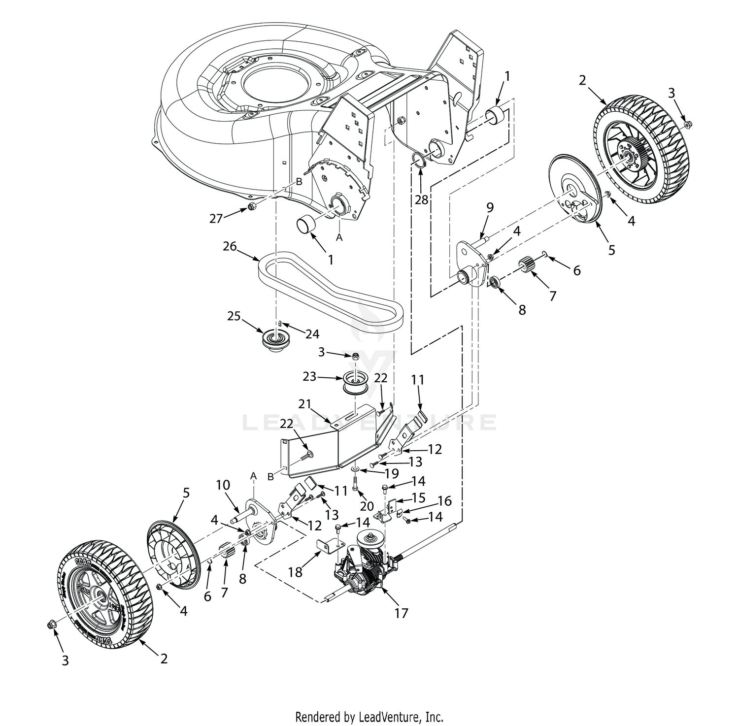 REAR DRIVE SYSTEM COMPONENTS