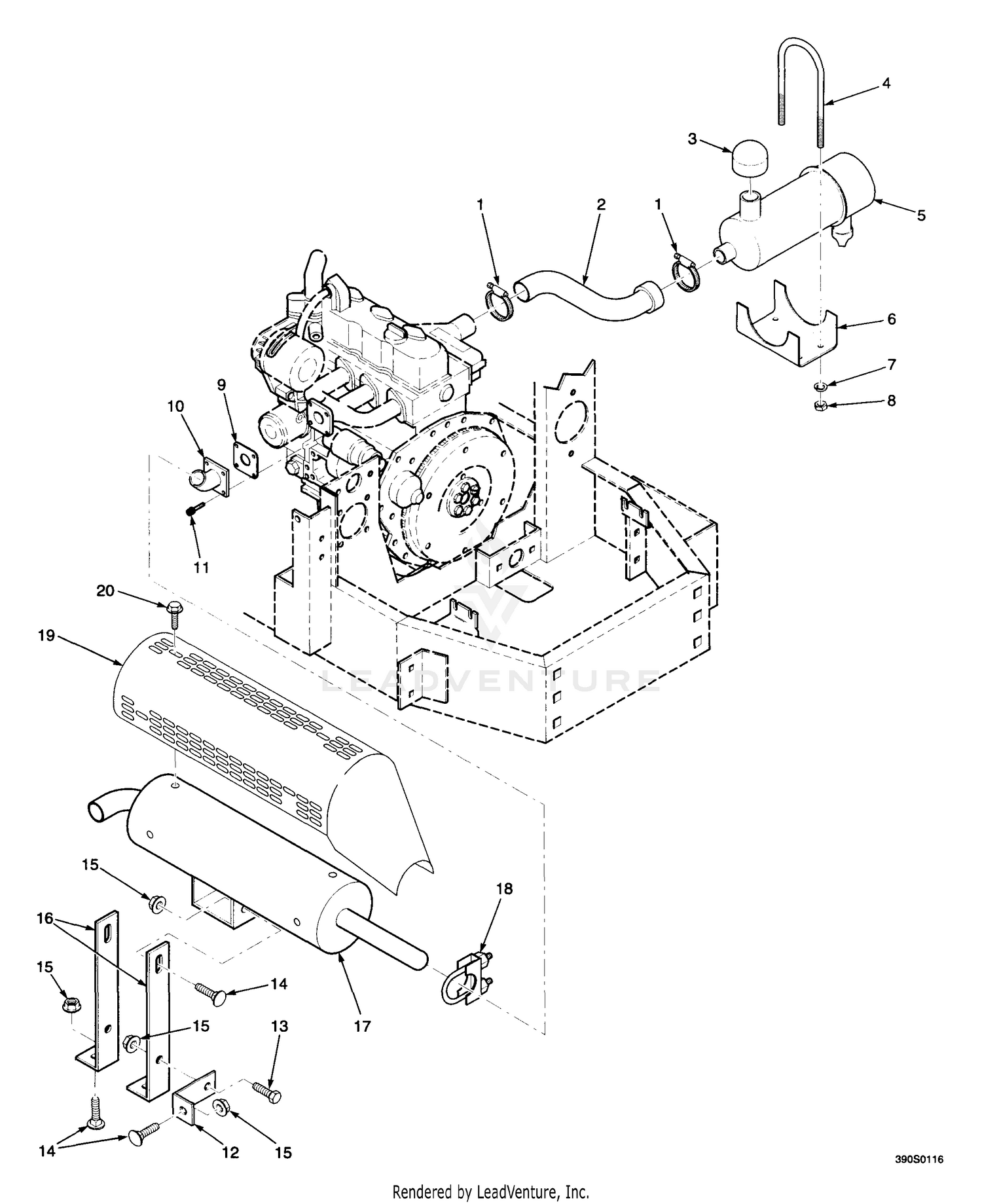 Muffler And Air Cleaner