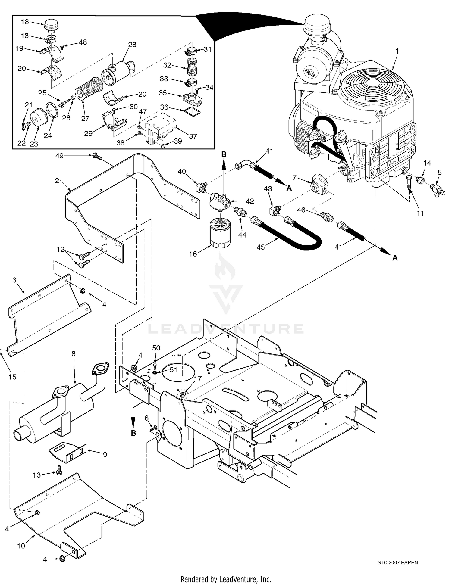 Engine And Attaching Parts (Honda)