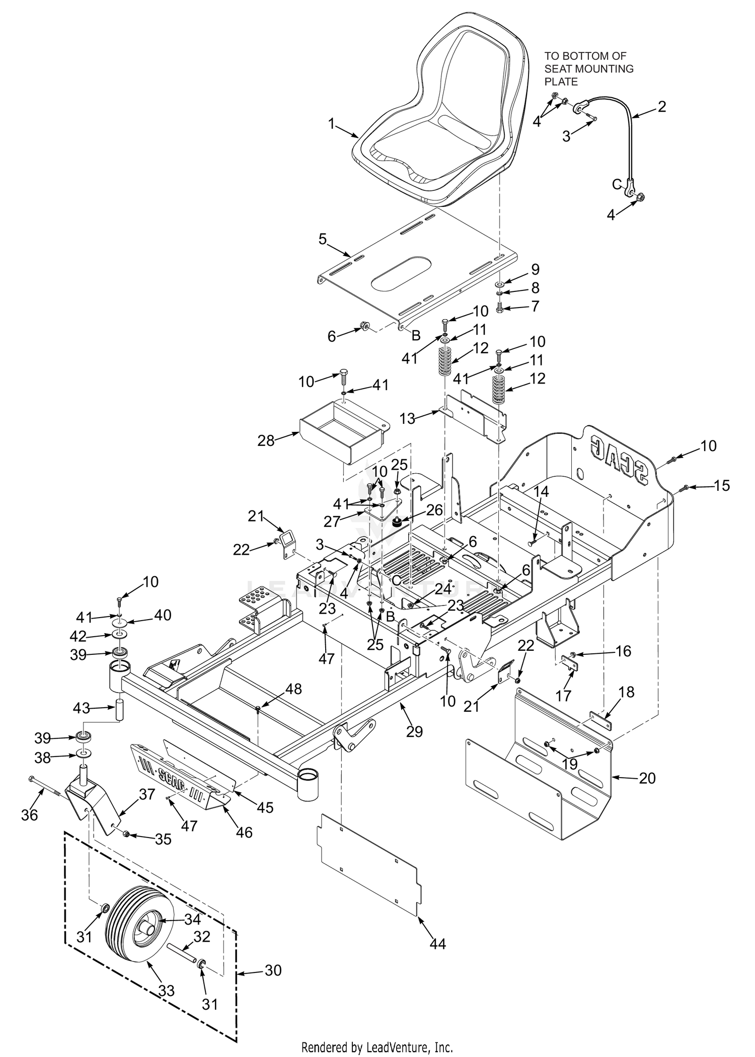 36H & 42H SHEET METAL COMPONENTS