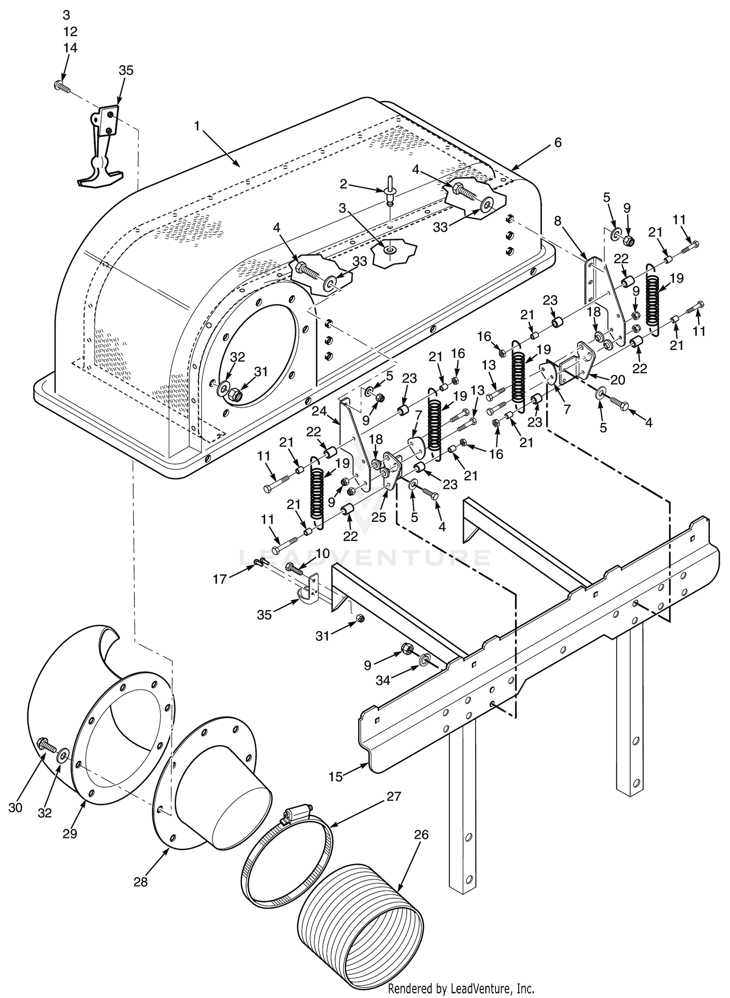 GC-3B HOOD COMPONENTS