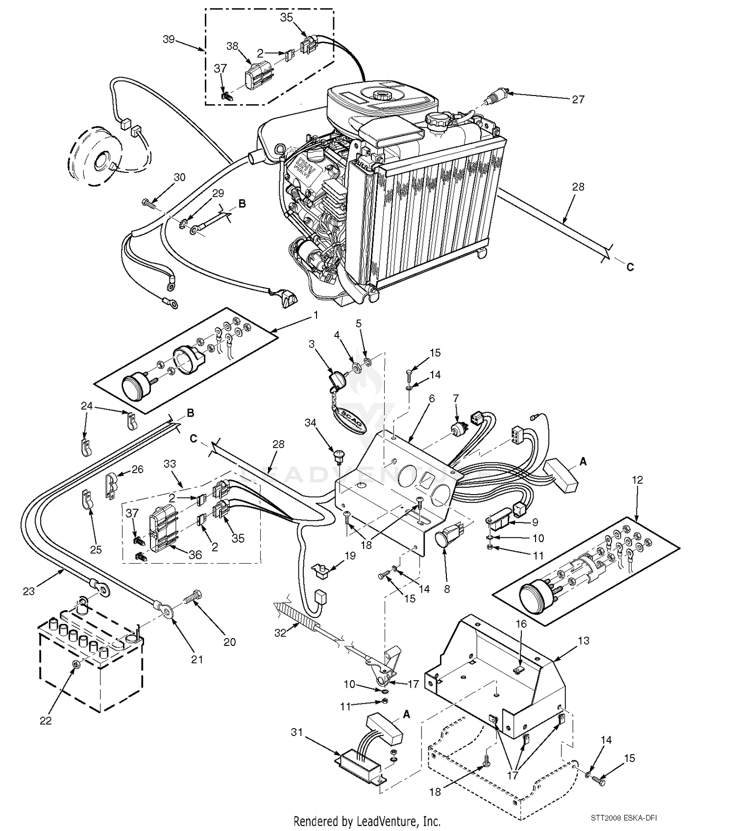 Electrical System - 29DFI Kawasaki