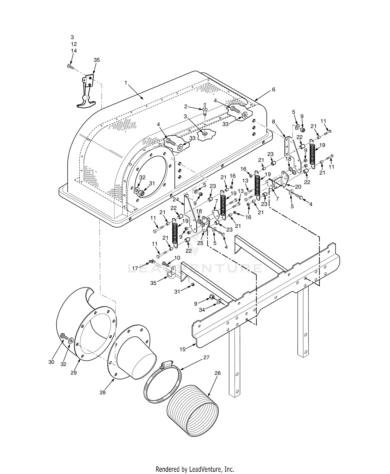 GC-3B HOOD COMPONENTS