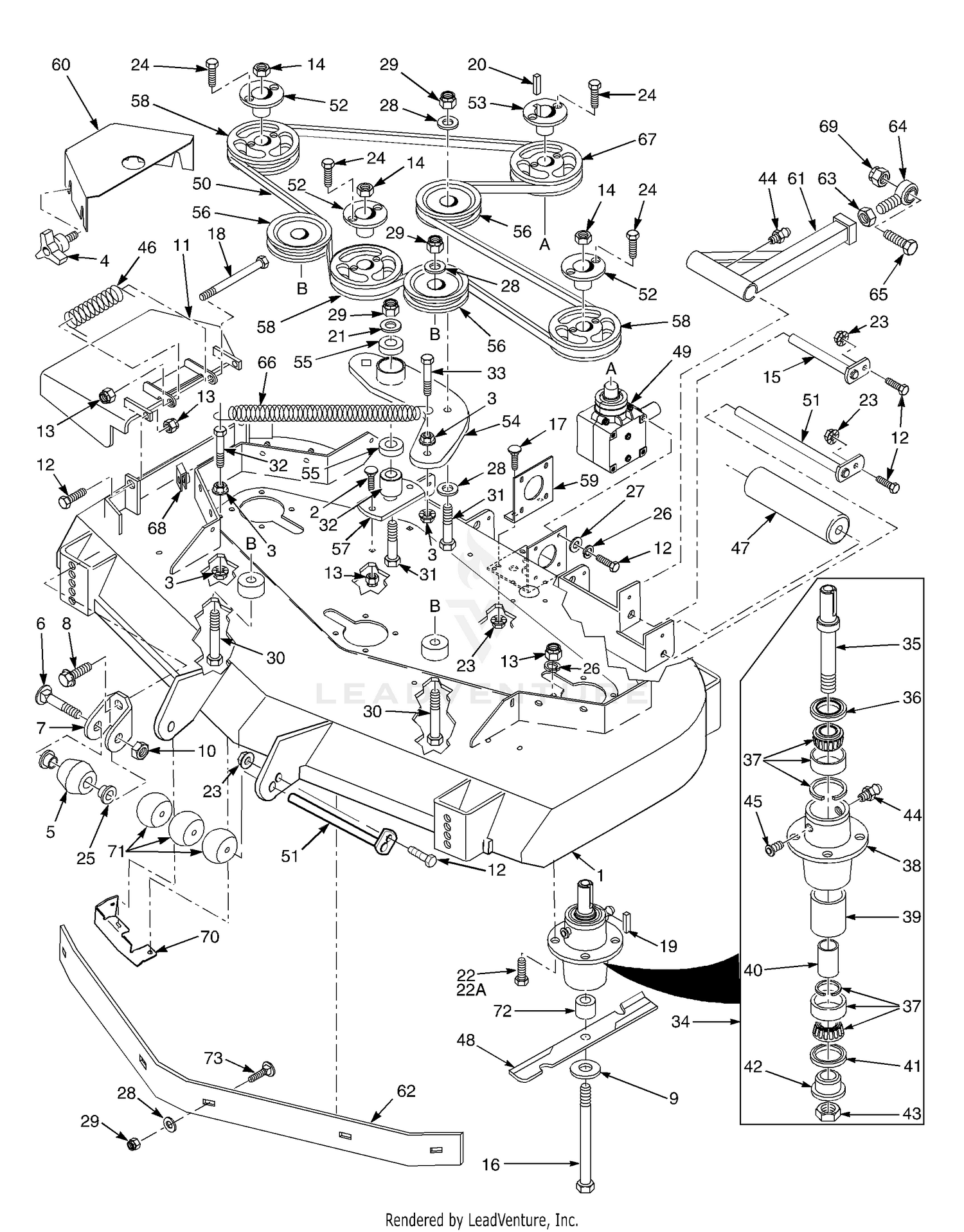 Cutter Deck 72A