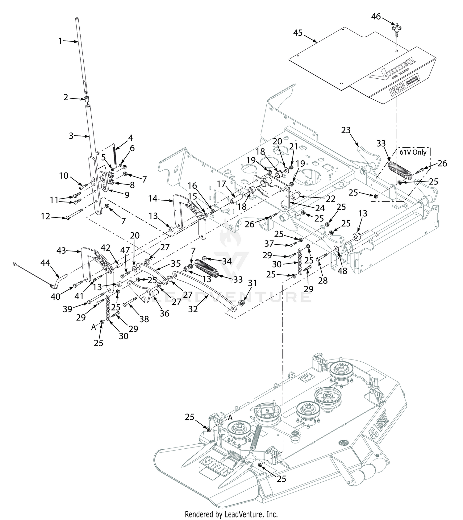 SVRII CUTTER DECK CONTROLS