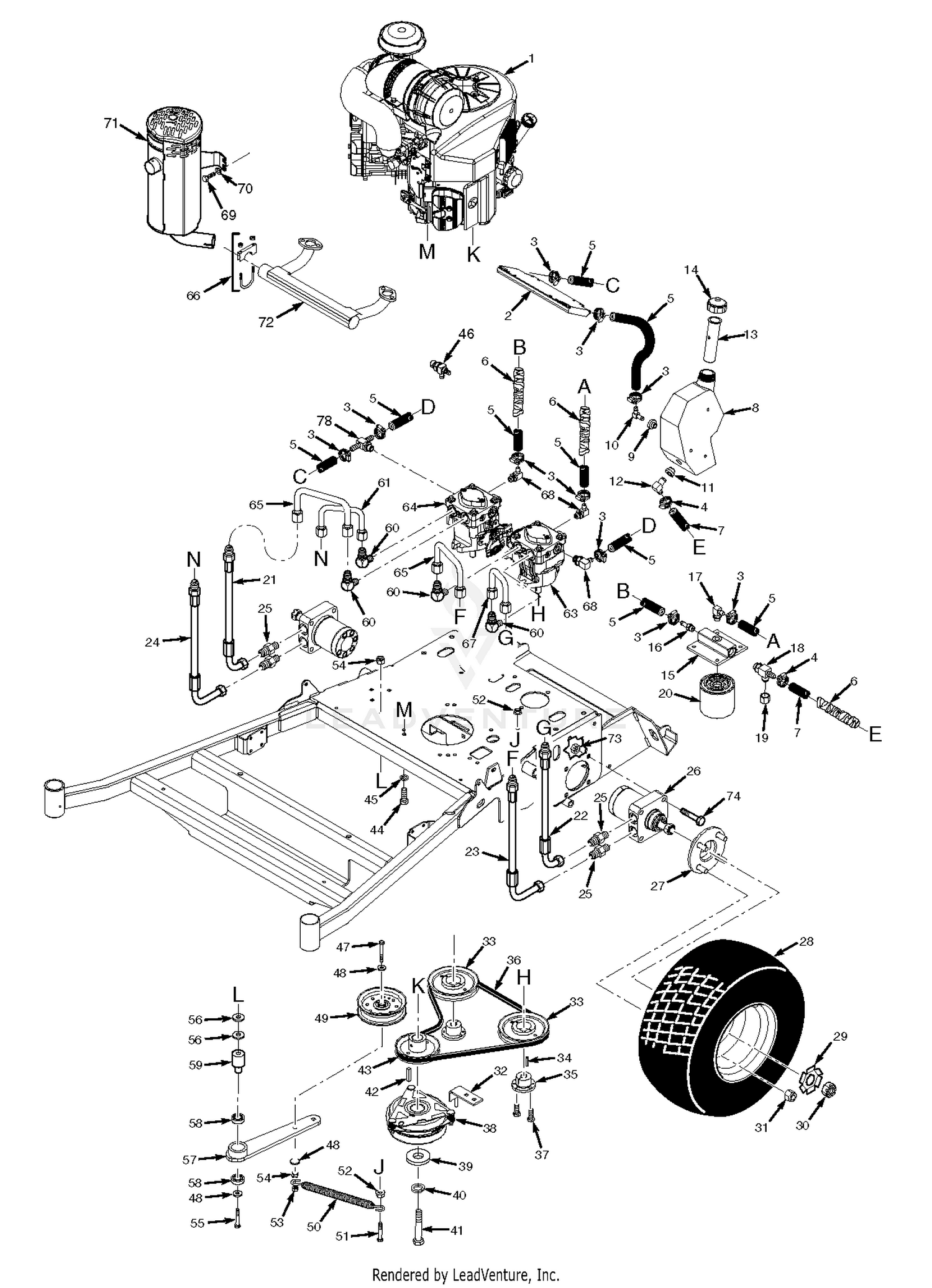 Hydraulics And Engine Components