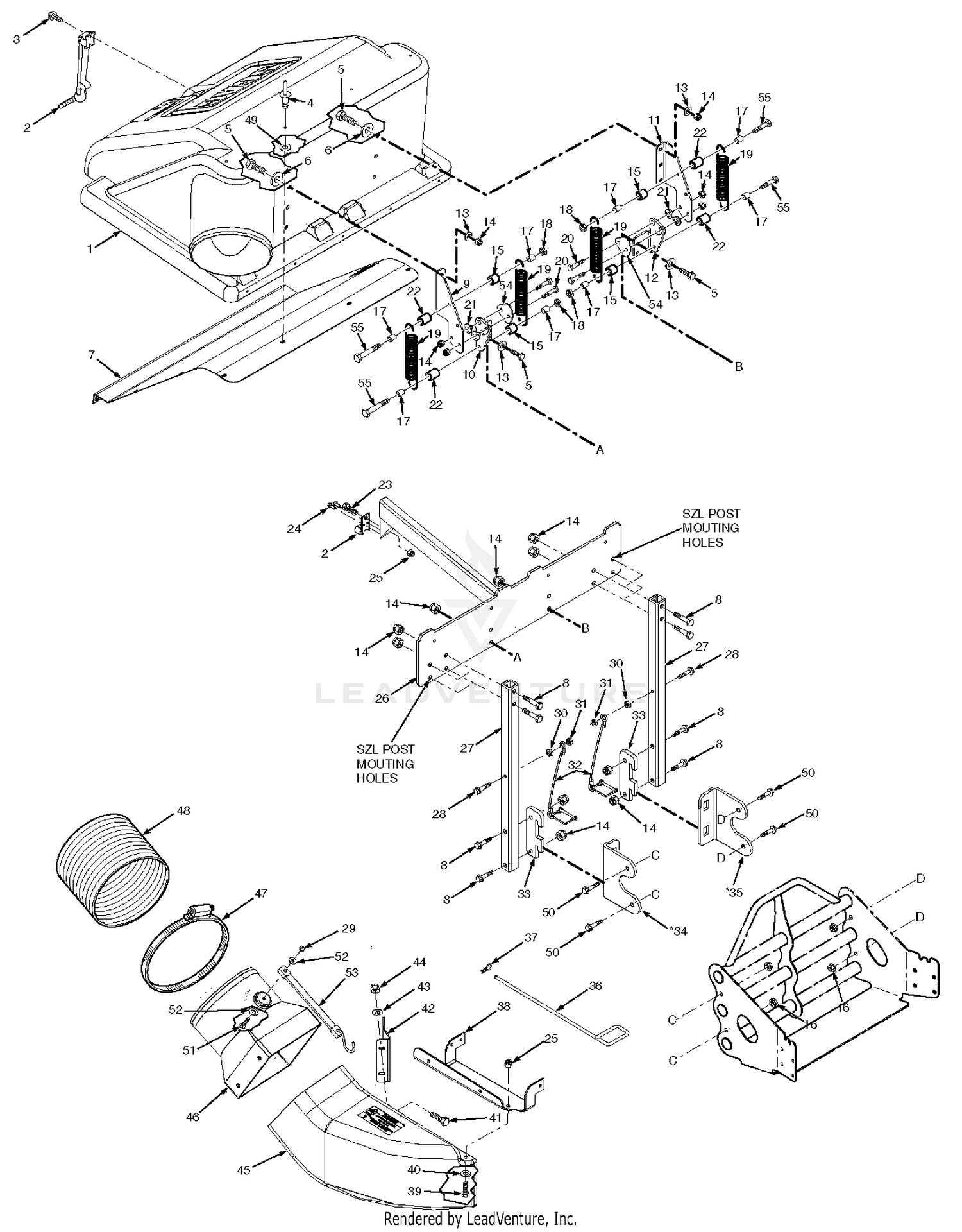 GC-SZL/SFZ/SPZ  Hood And Discharge Assembly