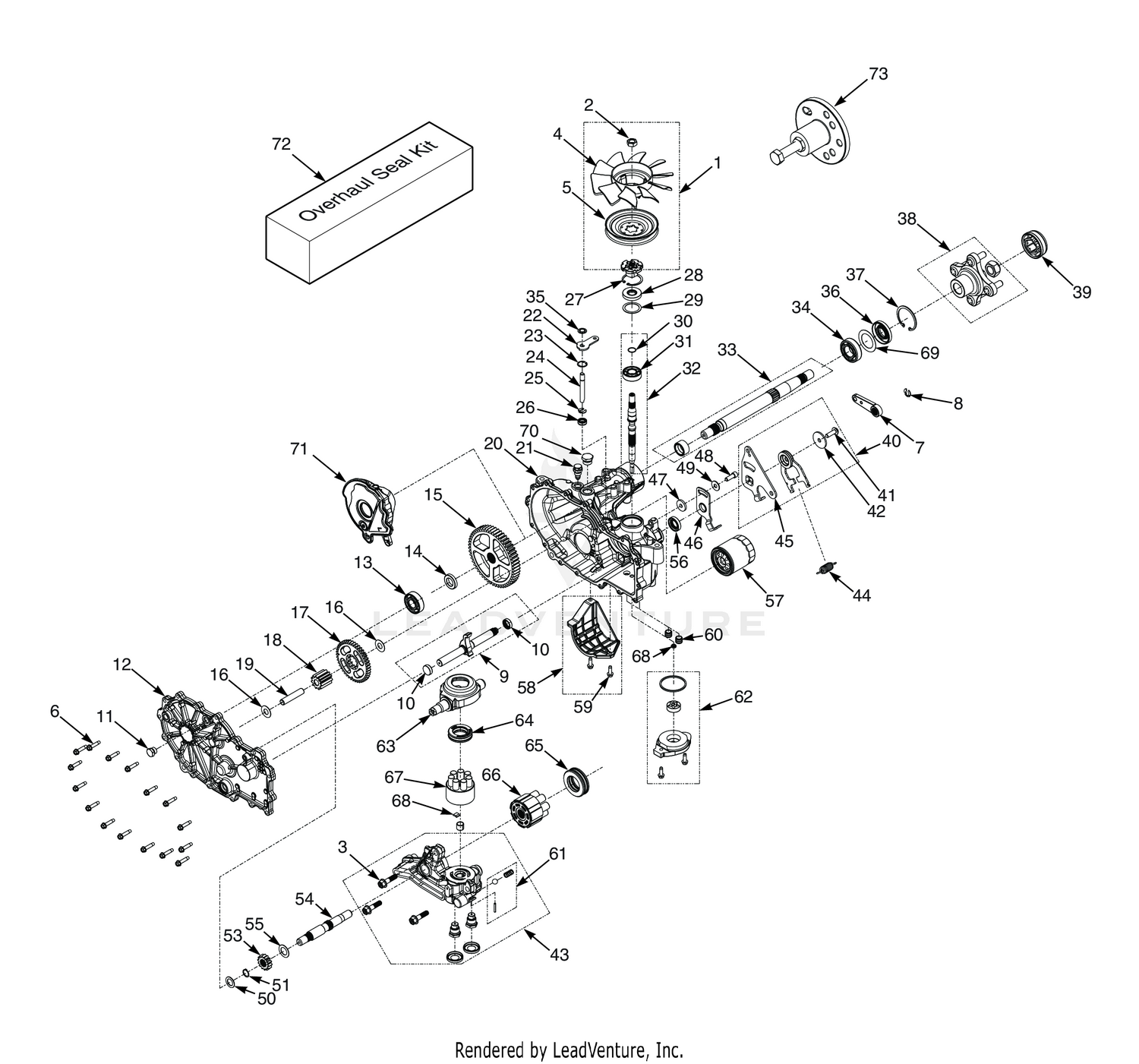 ZT-3100 HYDRAULIC AXLE ASSEMBLY