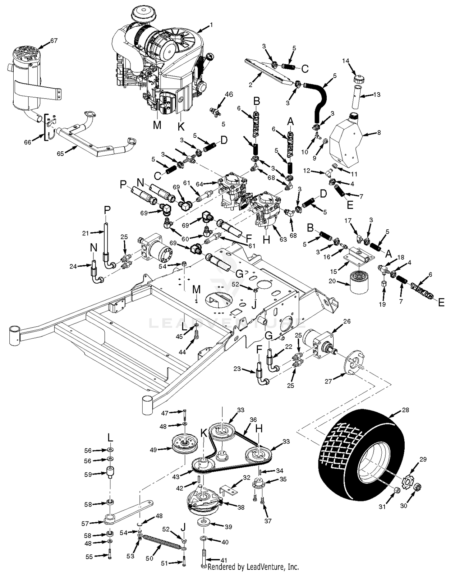 SVR-61V Hydraulics And Engine Components