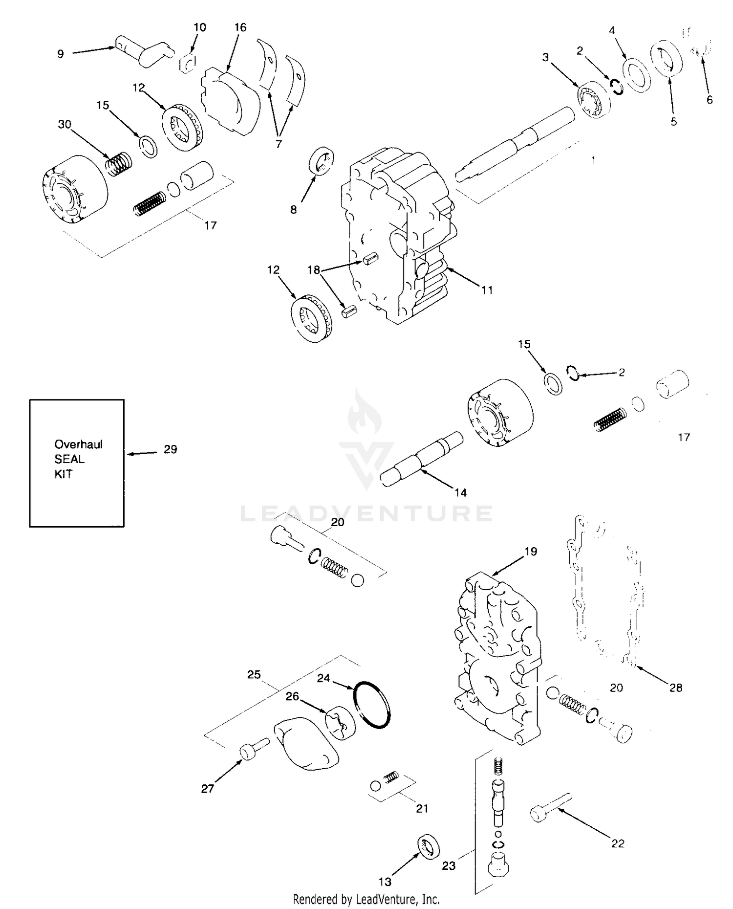 BDU-10L Hydraulic Pump
