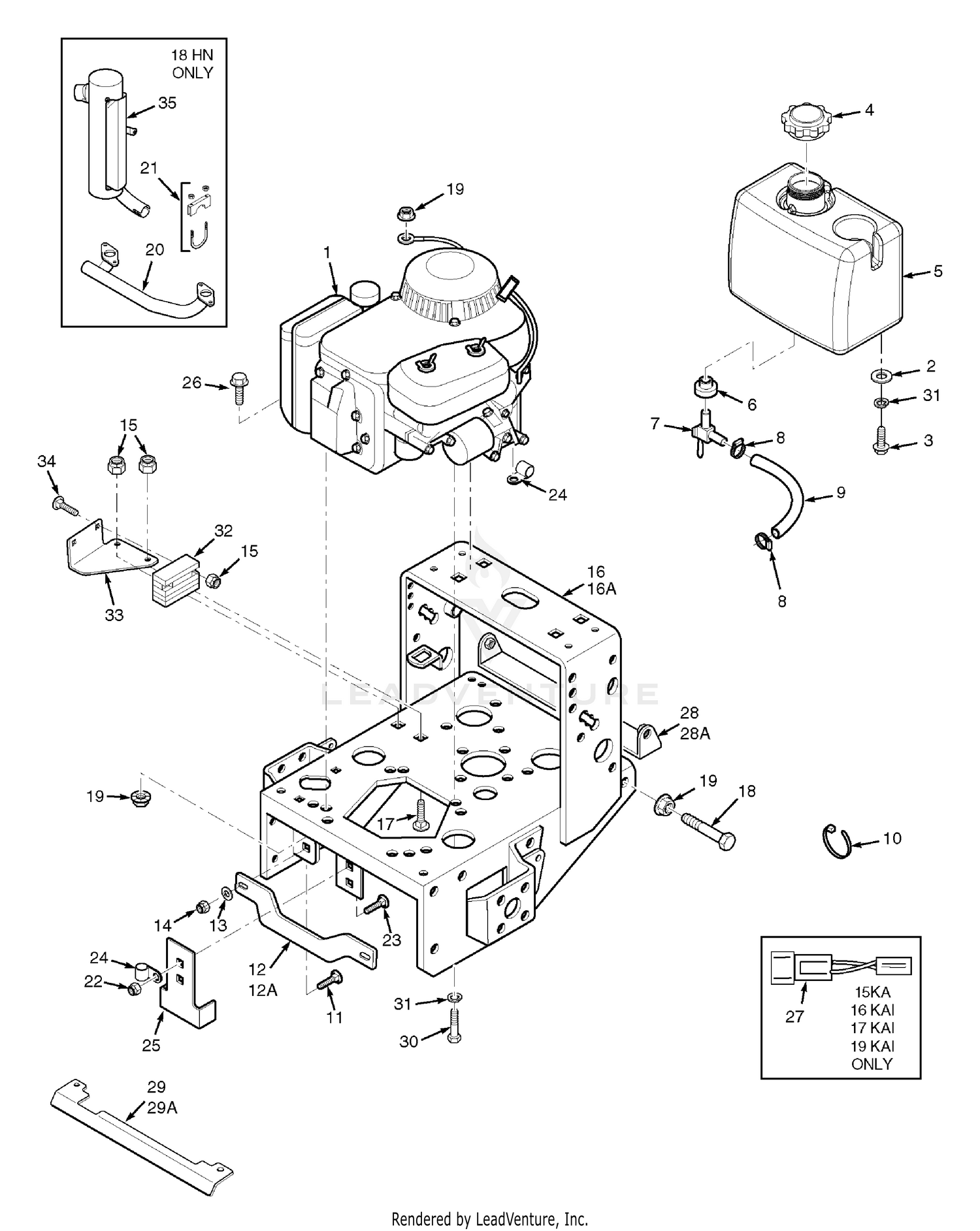 Engine Deck - Manual Start
