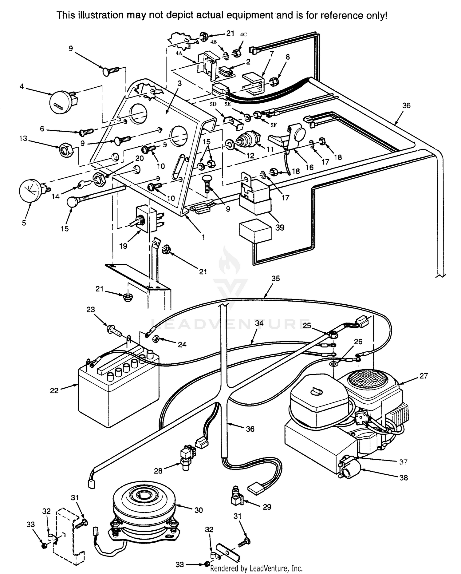 INSTRUMENT PANEL AND ELECTRICAL COMPONENTS
