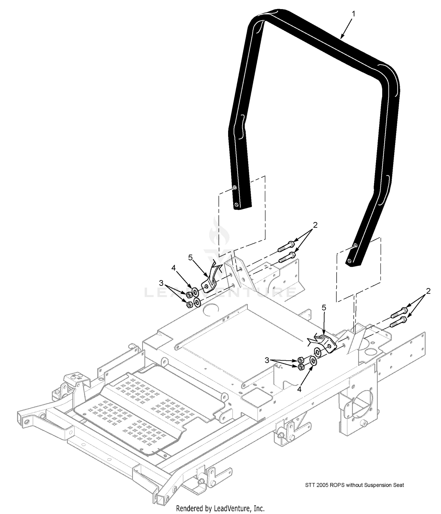 STT Roll Over Protection System - Without Suspension Seat