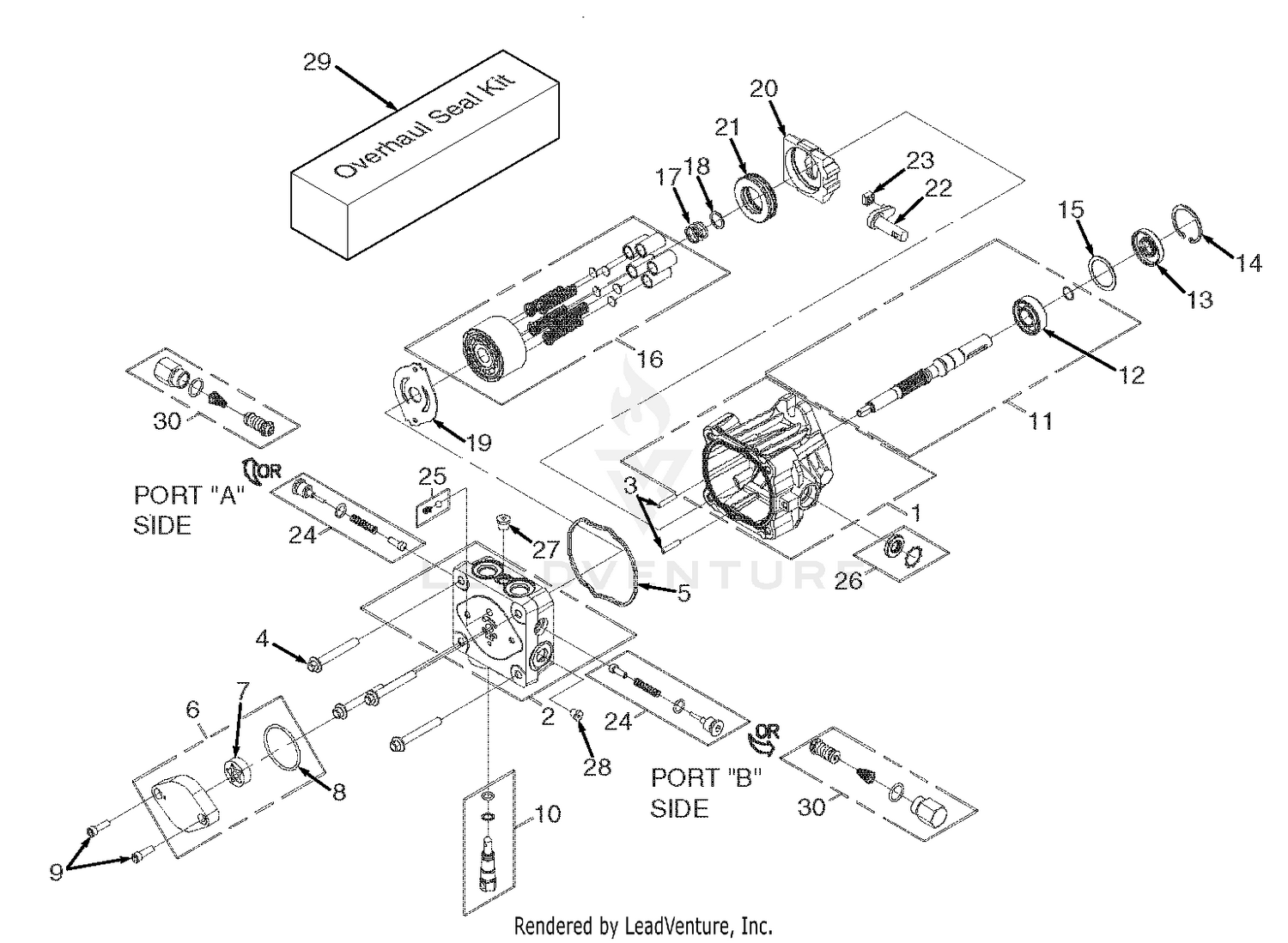BDP-10 Hydraulic Pump Assembly
