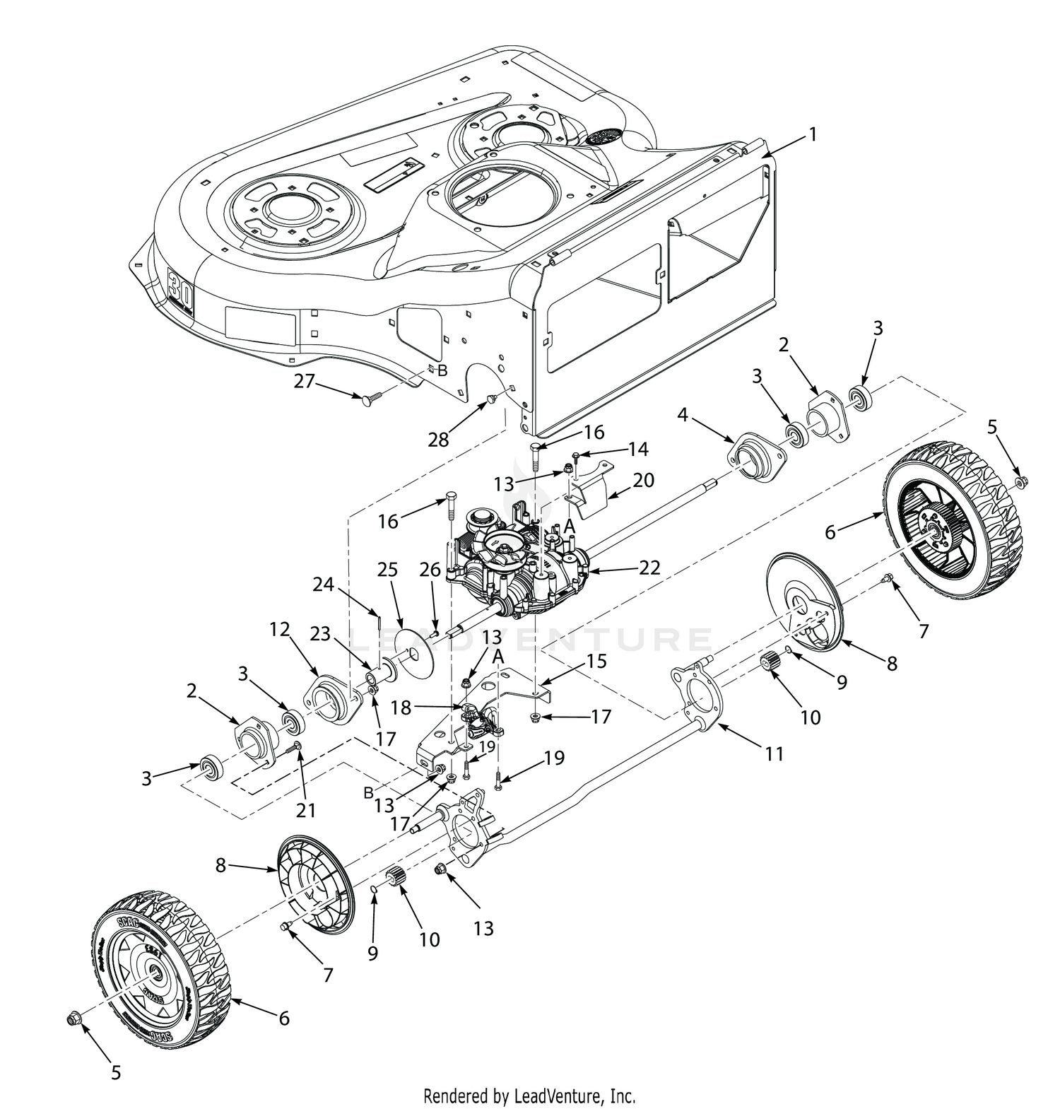 REAR DRIVE SYSTEM COMPONENTS