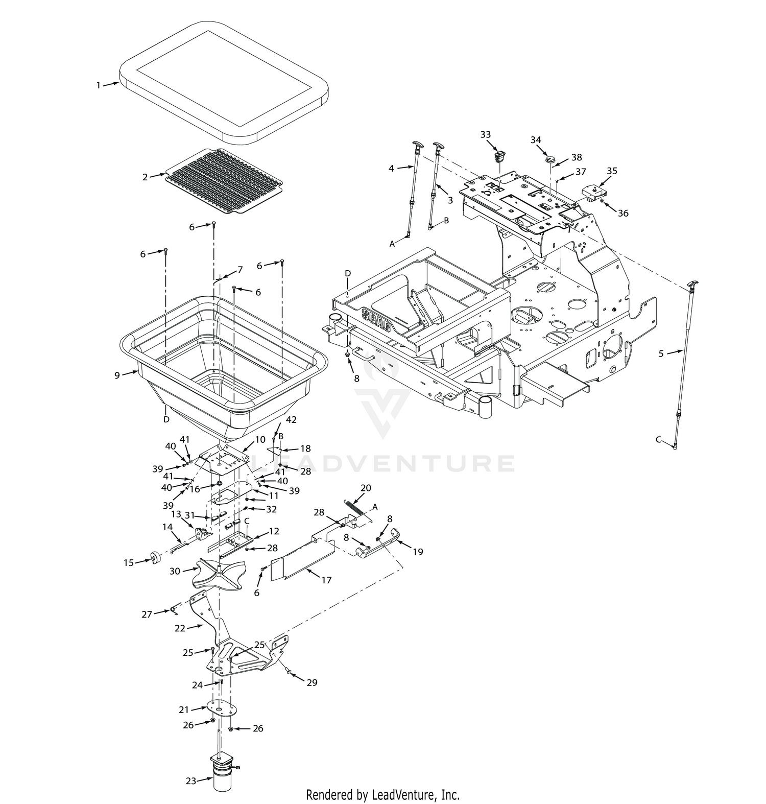 220# HOPPER ASSEMBLY