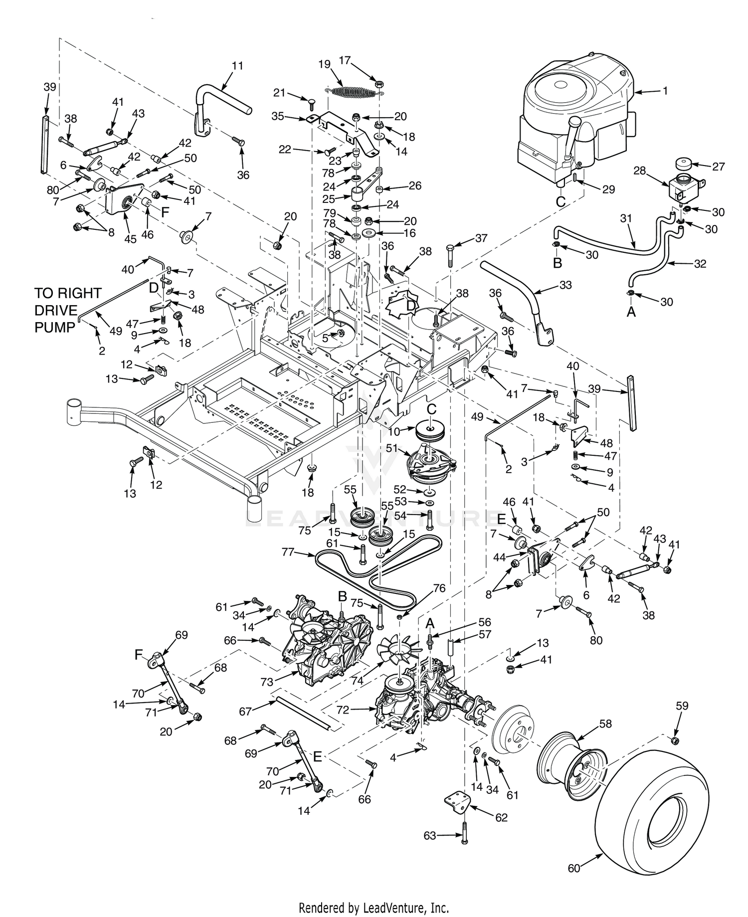 DRIVE SYSTEM COMPONENTS - SPZ52 & SPZ61