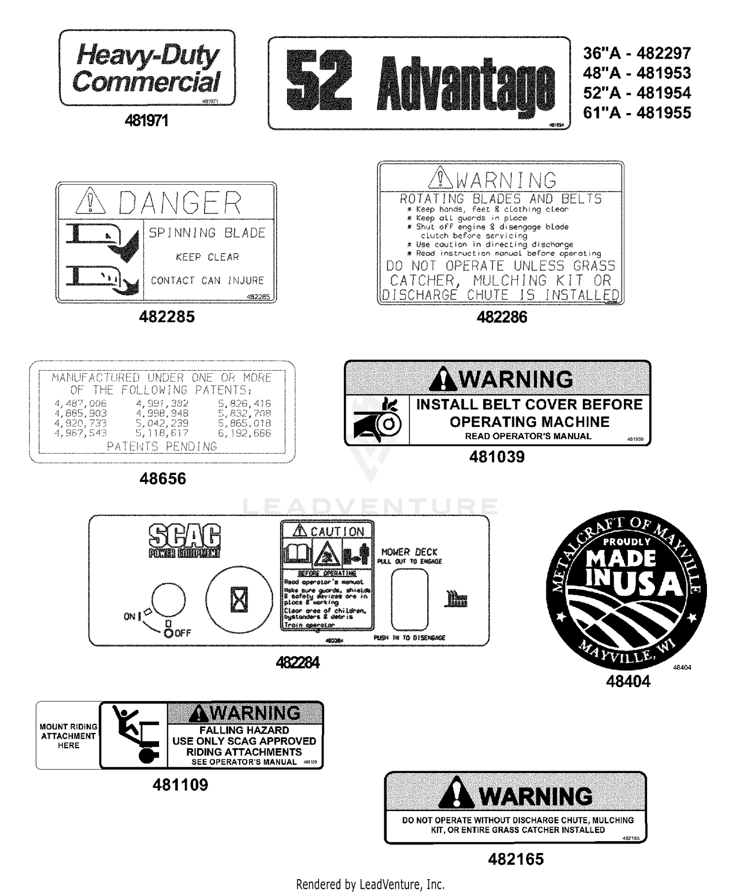 Replacement Decals & Information (Part 1)