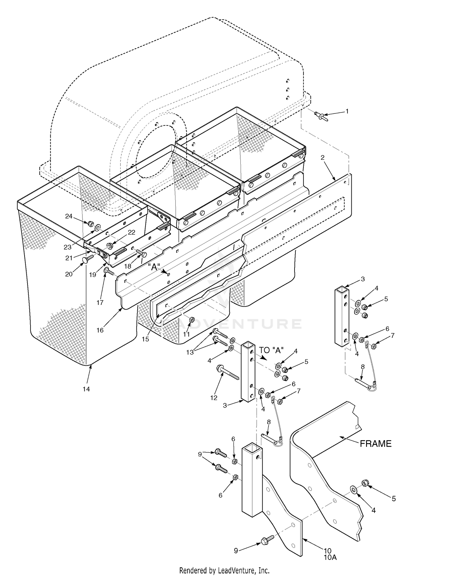 Bucket Support Components (Lower)