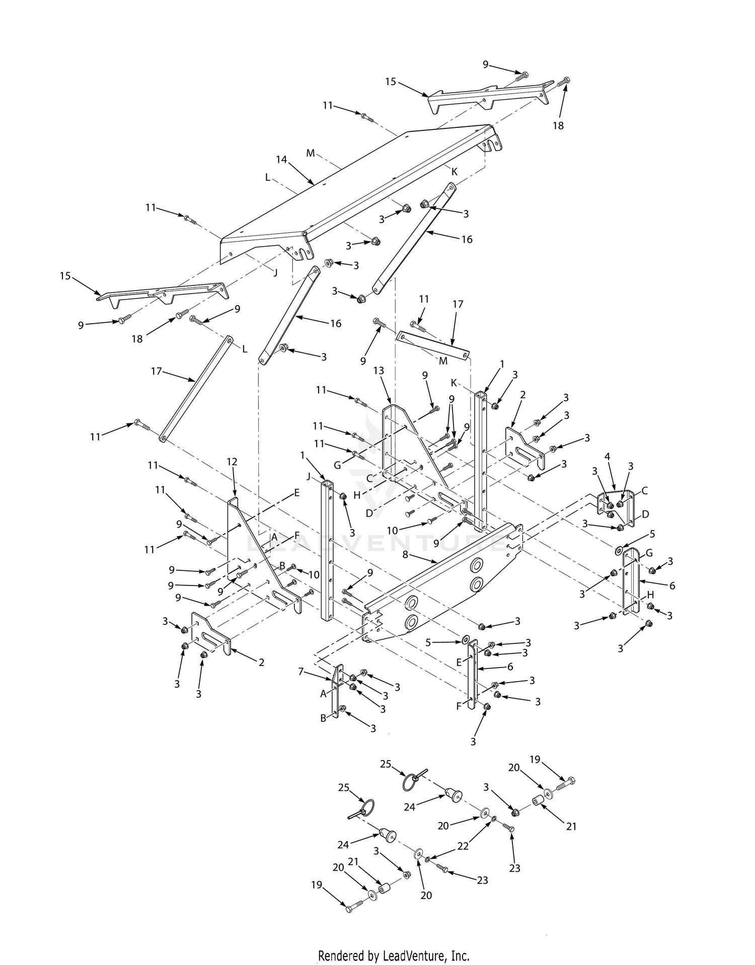 SCZ-61" / STT 52"/61" & STTII 52"/61" - HOPPER COMPONENTS