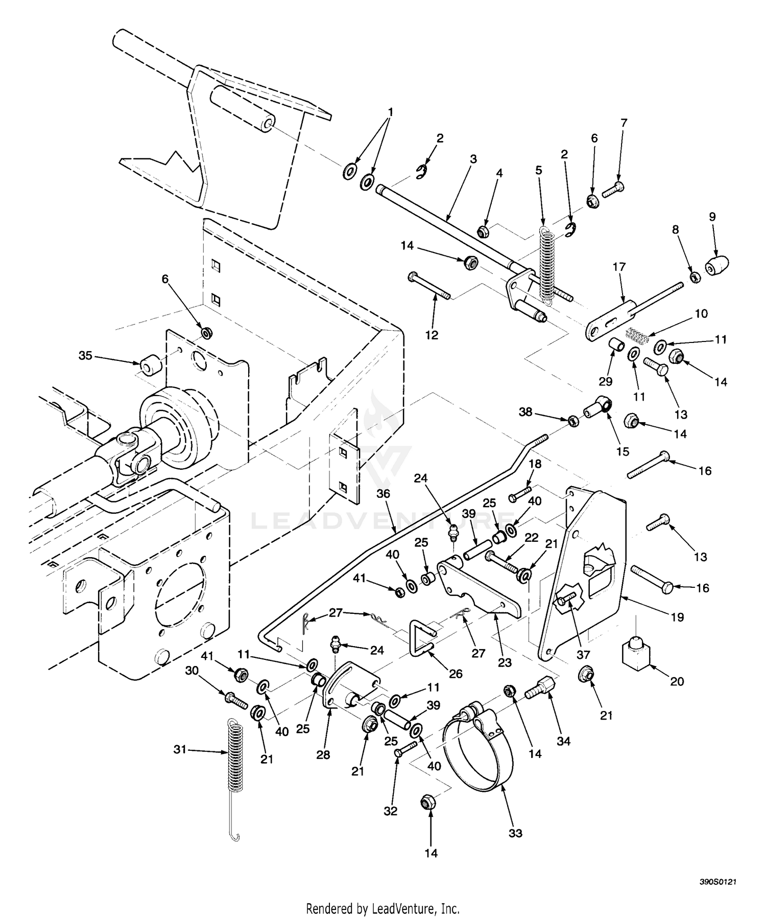 Cutter Brake Linkage