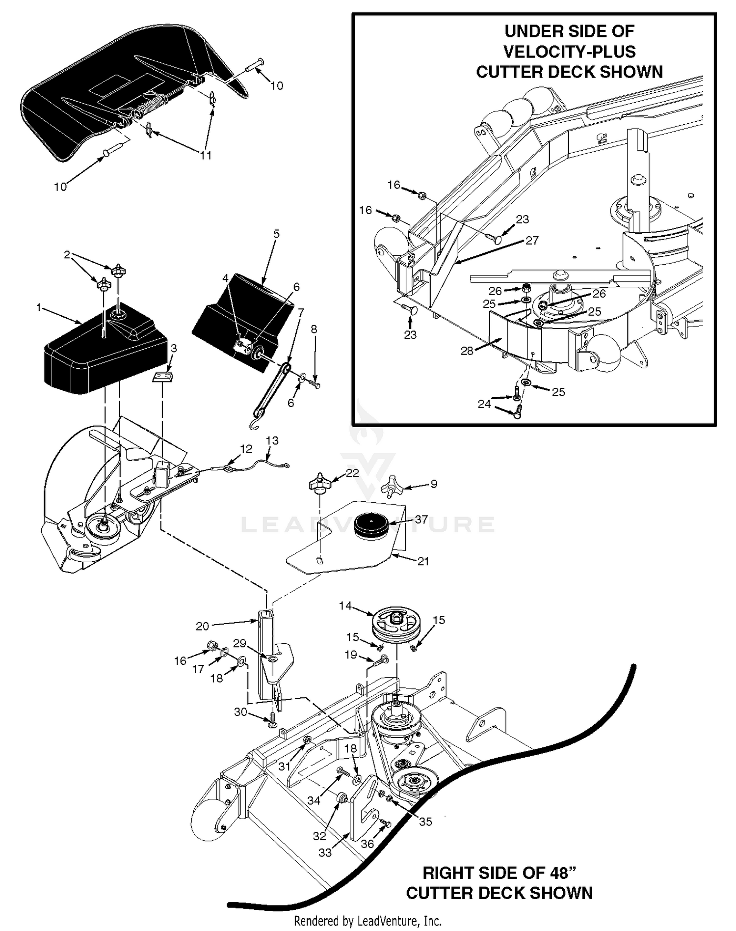 GC-SCZ 48" & 52" Blower Mounting Assembly