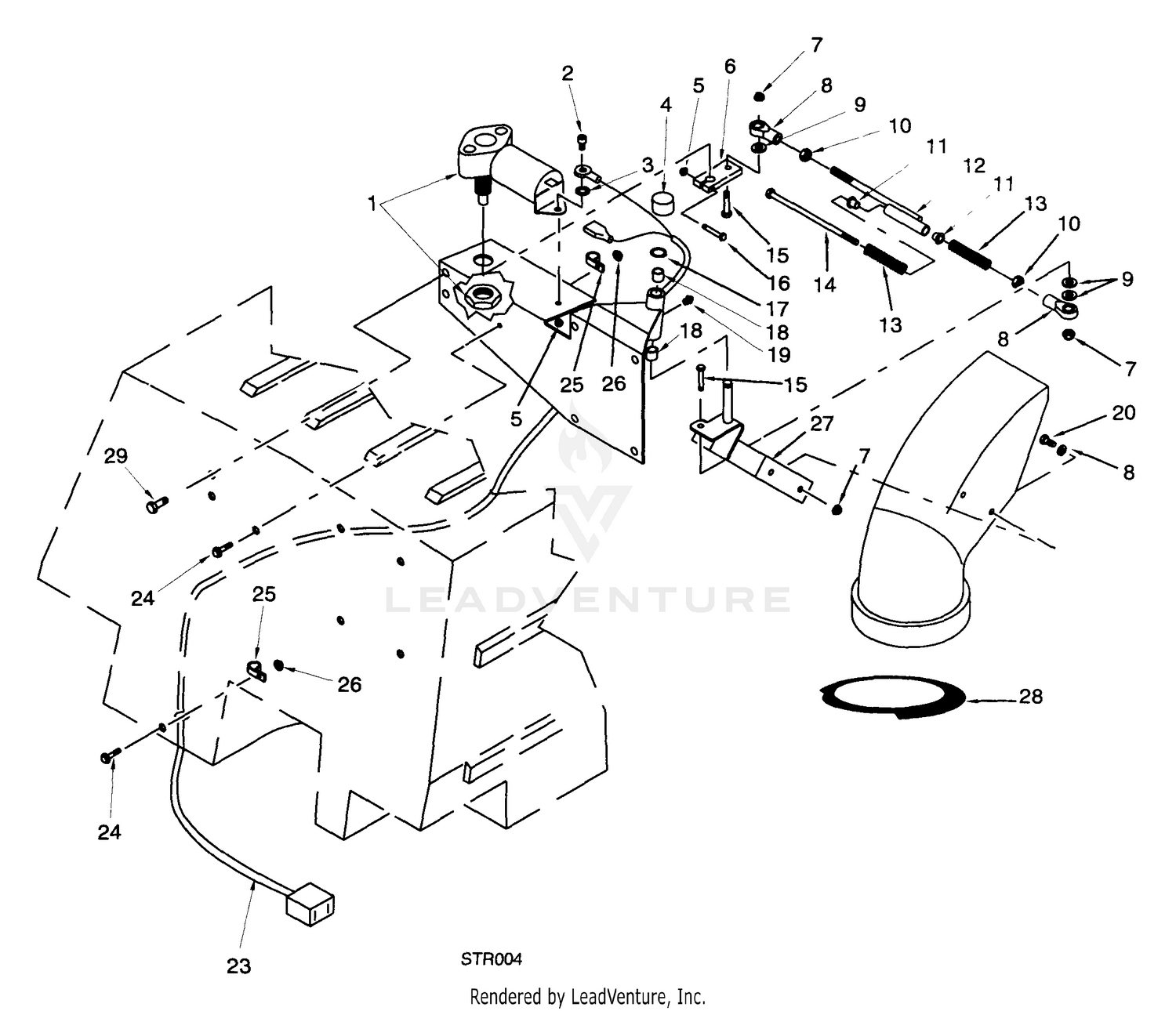 Hopper Actuator Mechanism