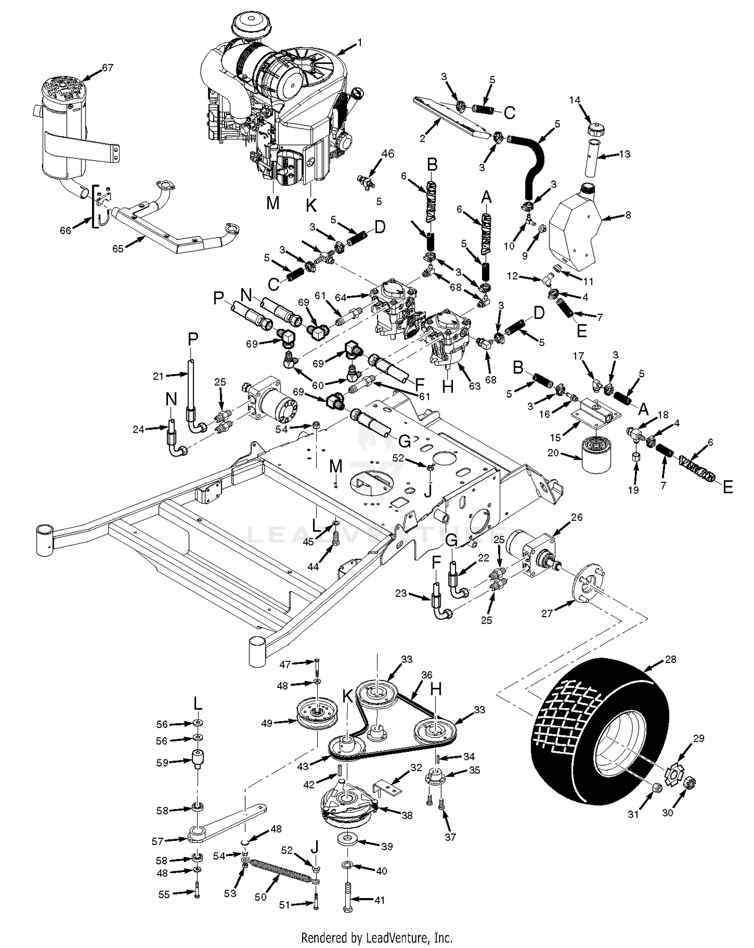SVR-61V Hydraulics And Engine Components
