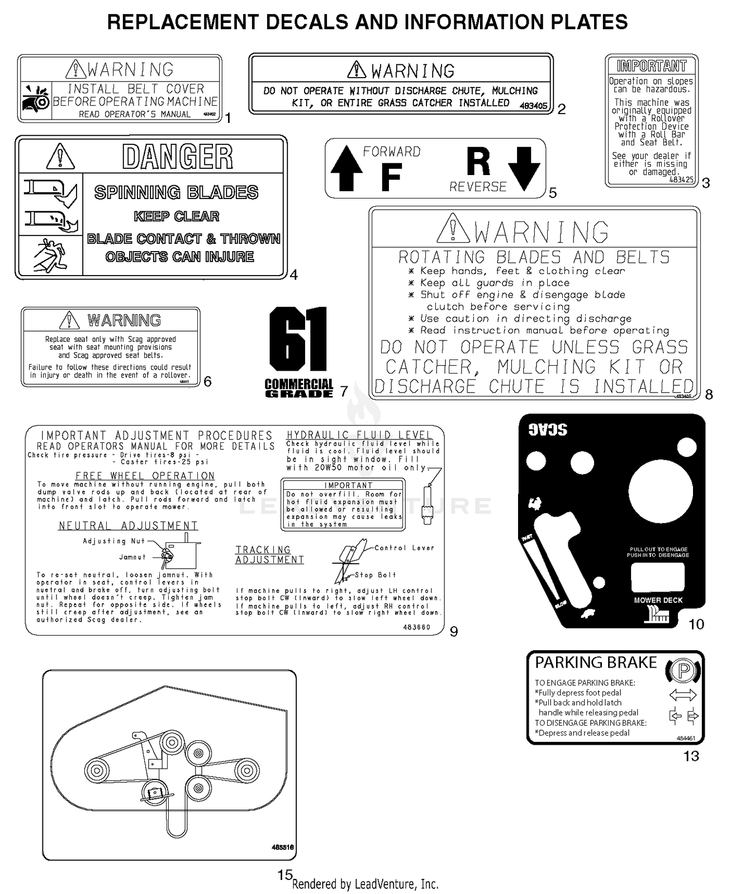 Replacement Decals And Information Plates (Part 1)