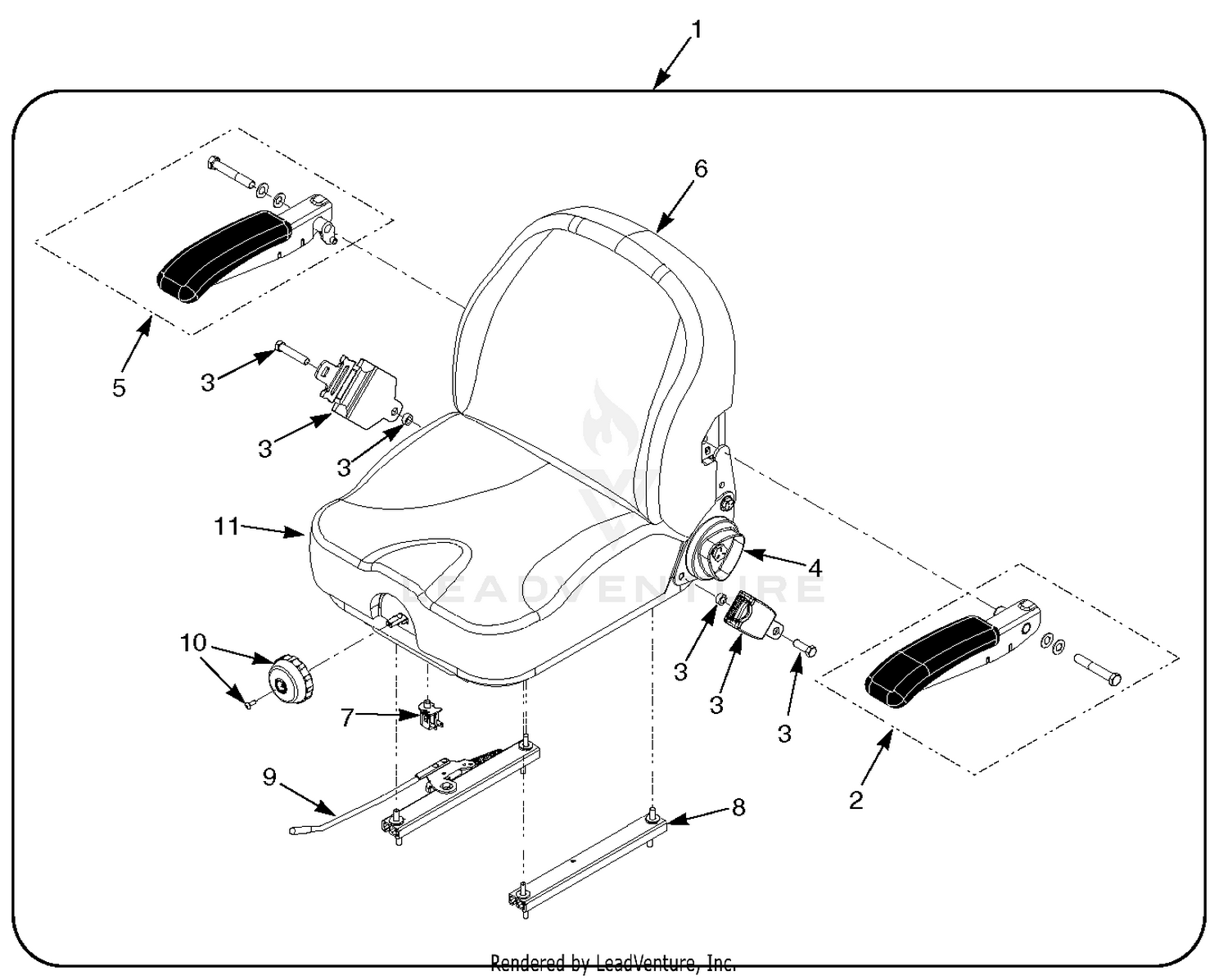 STTII Suspension Seat